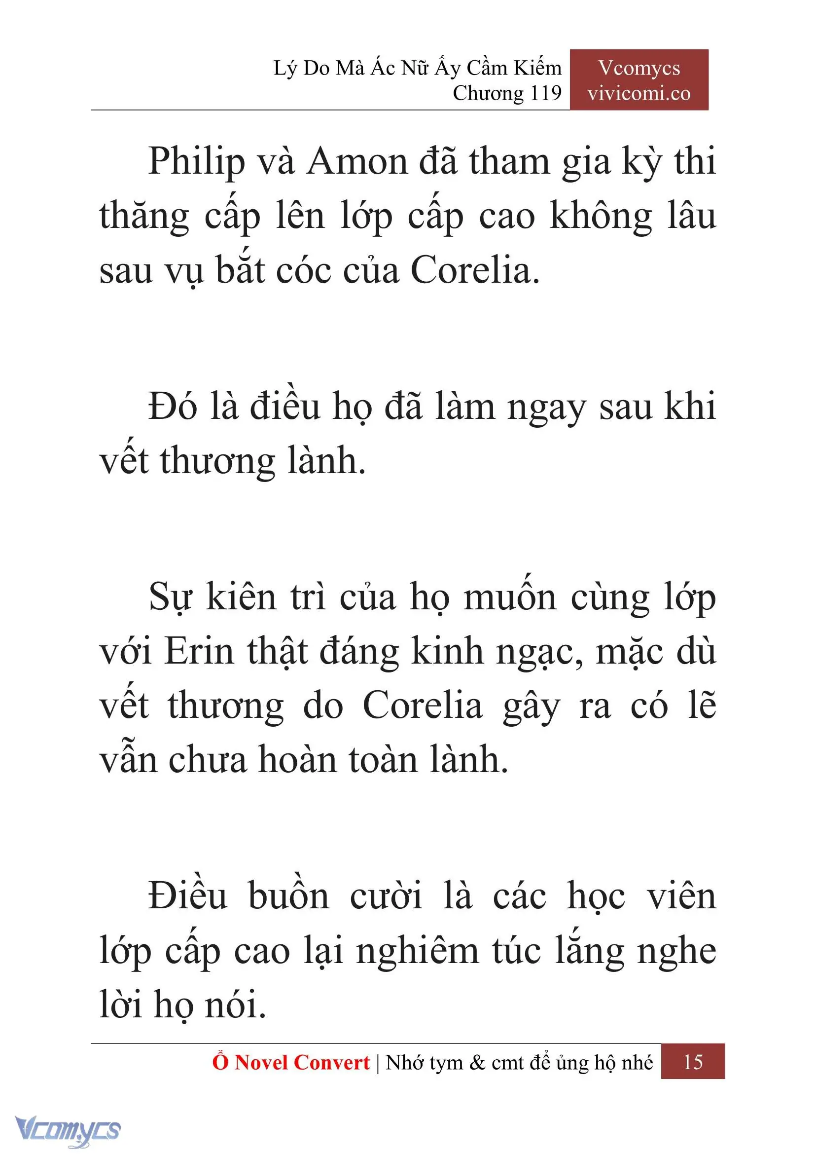 [Novel] Lý Do Mà Ác Nữ Ấy Cầm Kiếm Chapter 119 - Trang 18