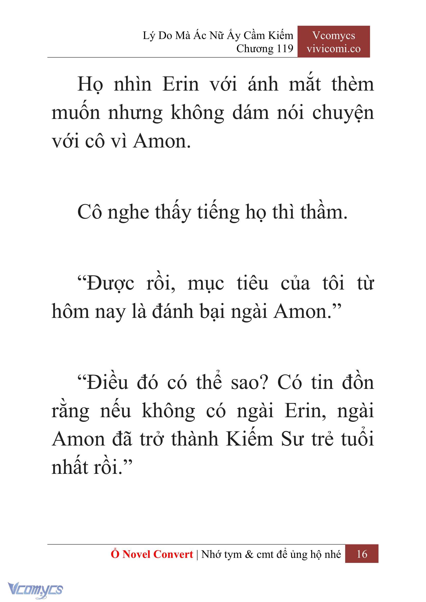 [Novel] Lý Do Mà Ác Nữ Ấy Cầm Kiếm Chapter 119 - Trang 19