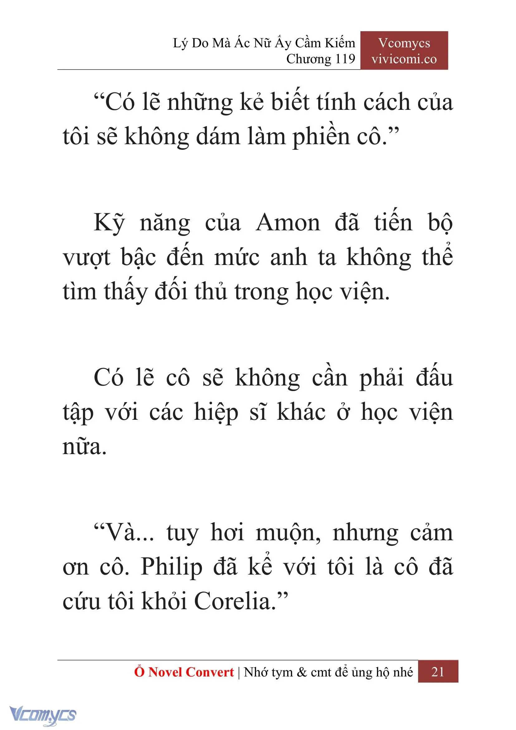 [Novel] Lý Do Mà Ác Nữ Ấy Cầm Kiếm Chapter 119 - Trang 24