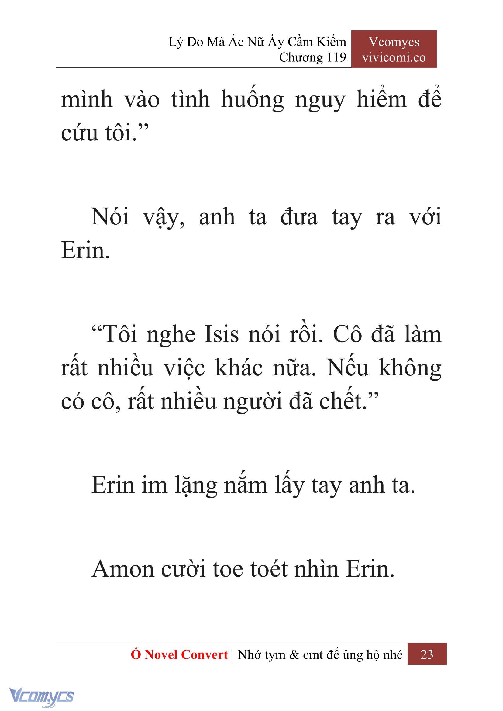 [Novel] Lý Do Mà Ác Nữ Ấy Cầm Kiếm Chapter 119 - Trang 26