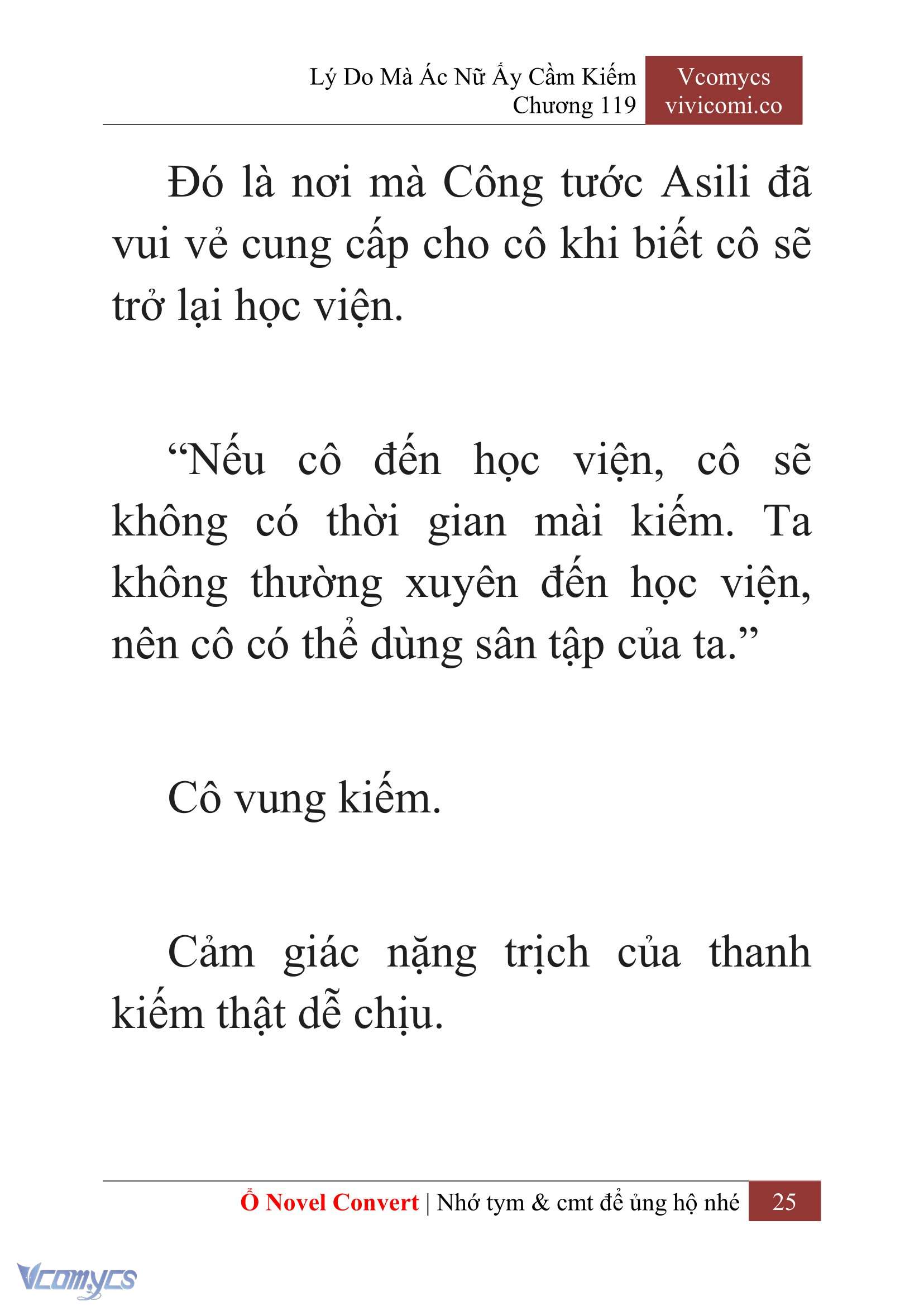 [Novel] Lý Do Mà Ác Nữ Ấy Cầm Kiếm Chapter 119 - Trang 28