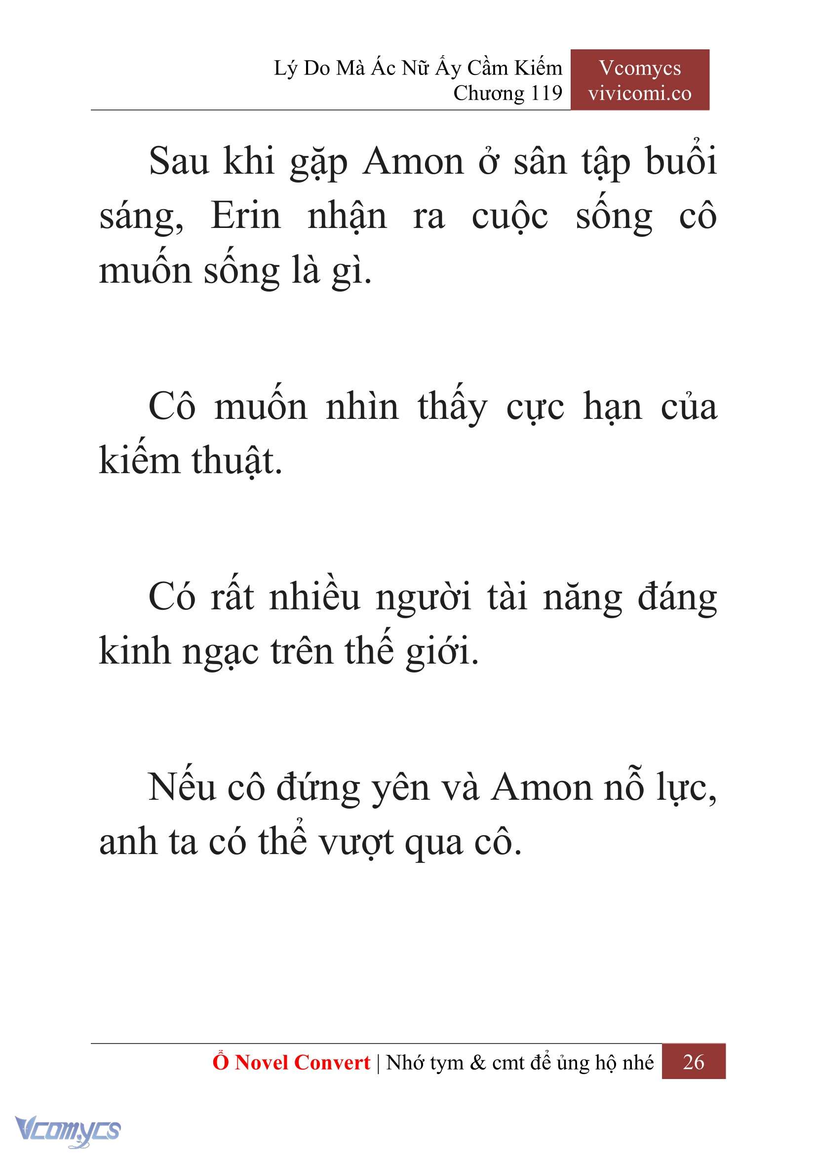 [Novel] Lý Do Mà Ác Nữ Ấy Cầm Kiếm Chapter 119 - Trang 29