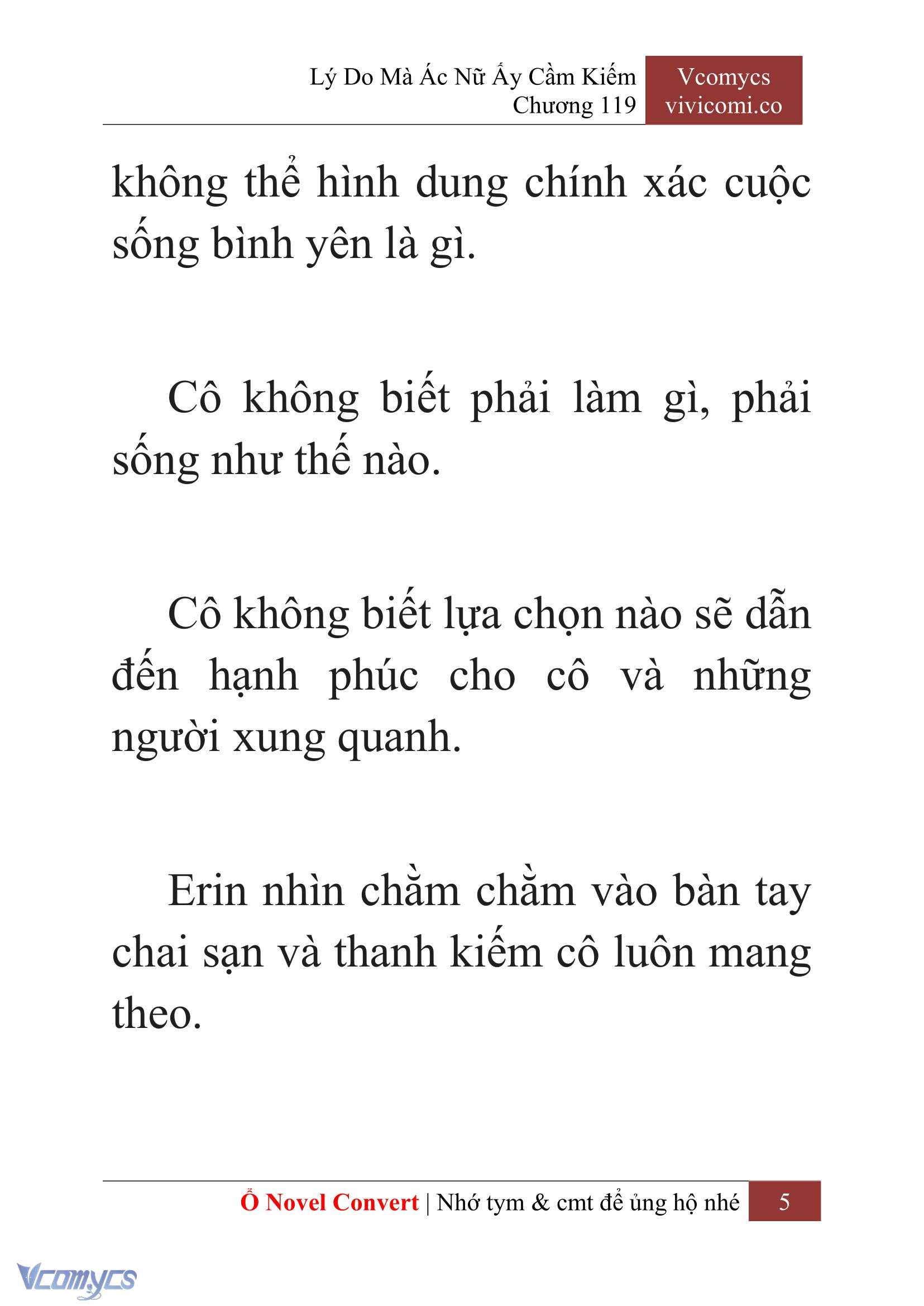 [Novel] Lý Do Mà Ác Nữ Ấy Cầm Kiếm Chapter 119 - Trang 8