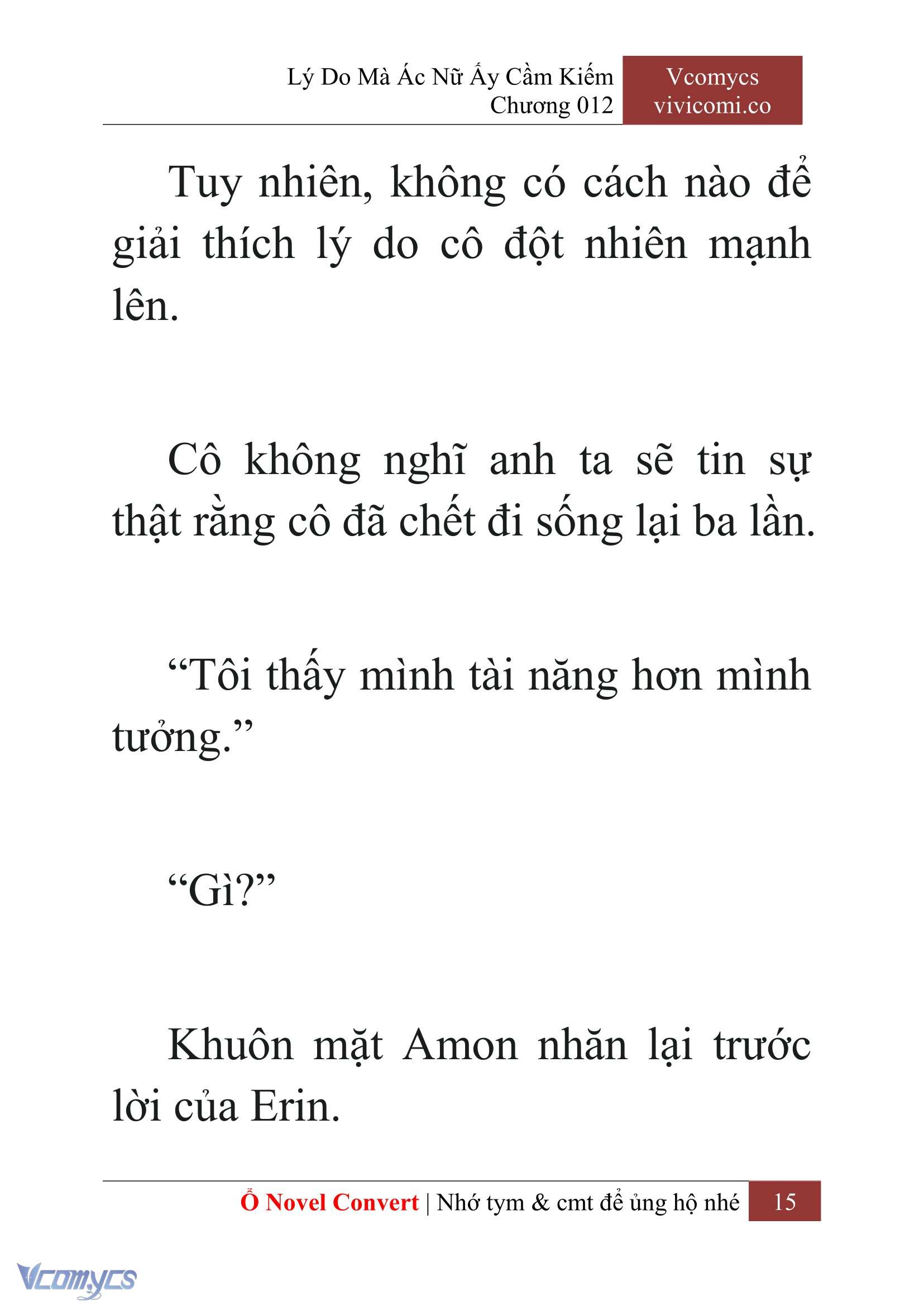 [Novel] Lý Do Mà Ác Nữ Ấy Cầm Kiếm Chapter 12 - Trang 18