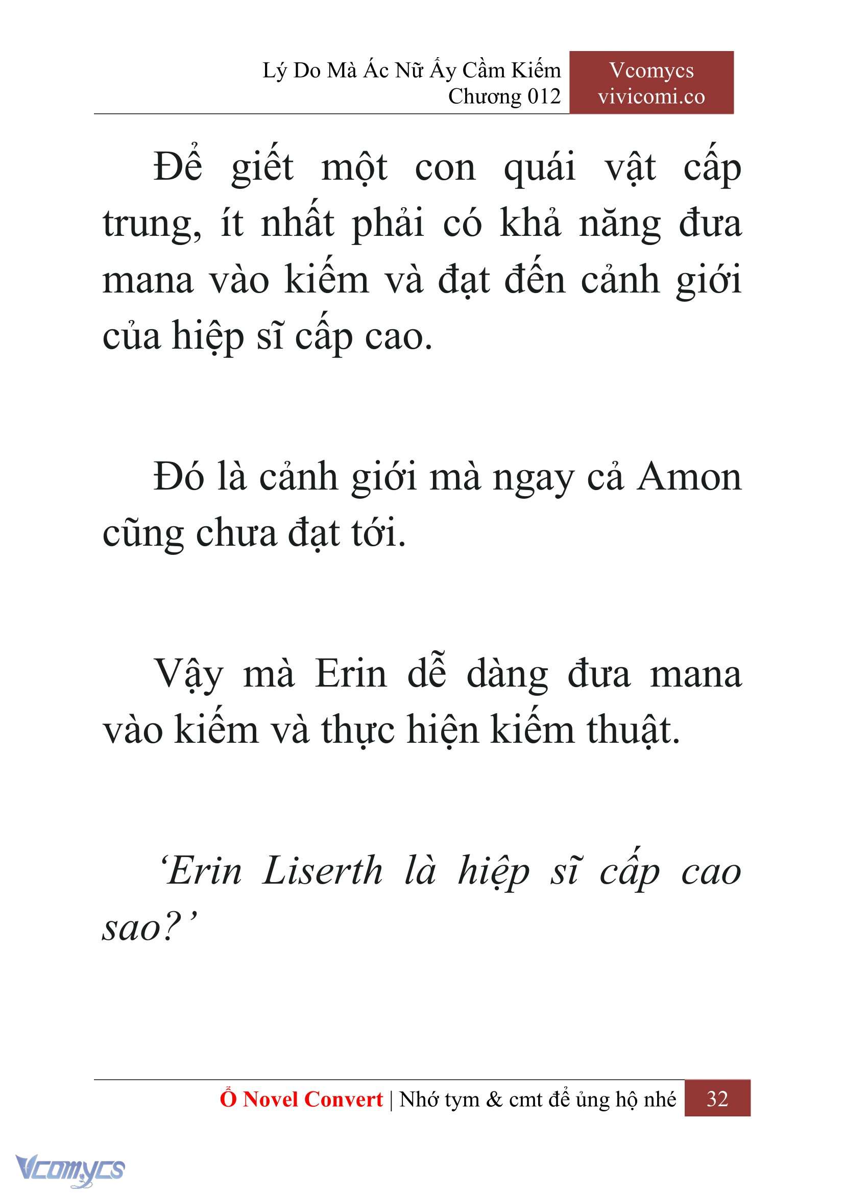 [Novel] Lý Do Mà Ác Nữ Ấy Cầm Kiếm Chapter 12 - Trang 35