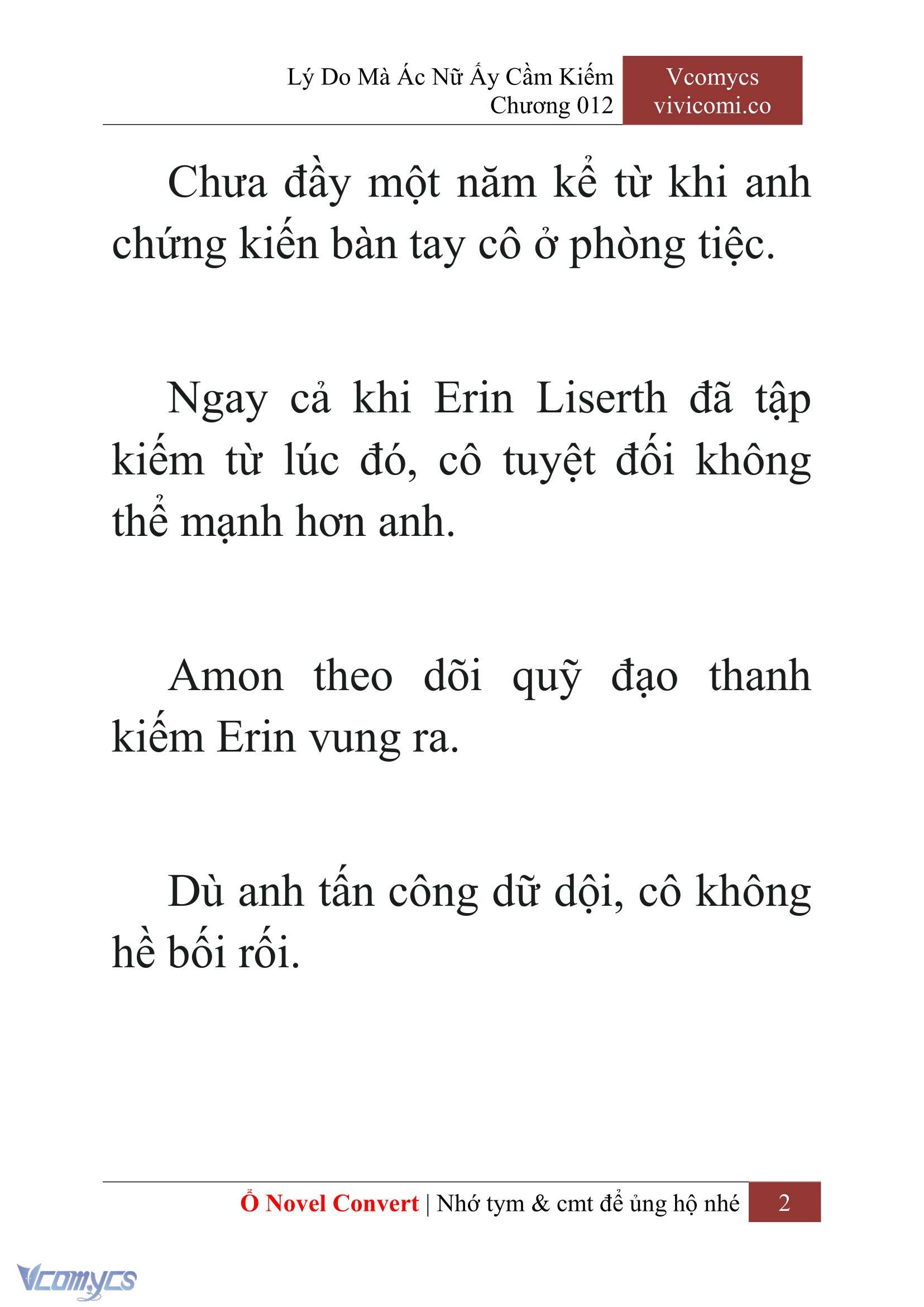 [Novel] Lý Do Mà Ác Nữ Ấy Cầm Kiếm Chapter 12 - Trang 5