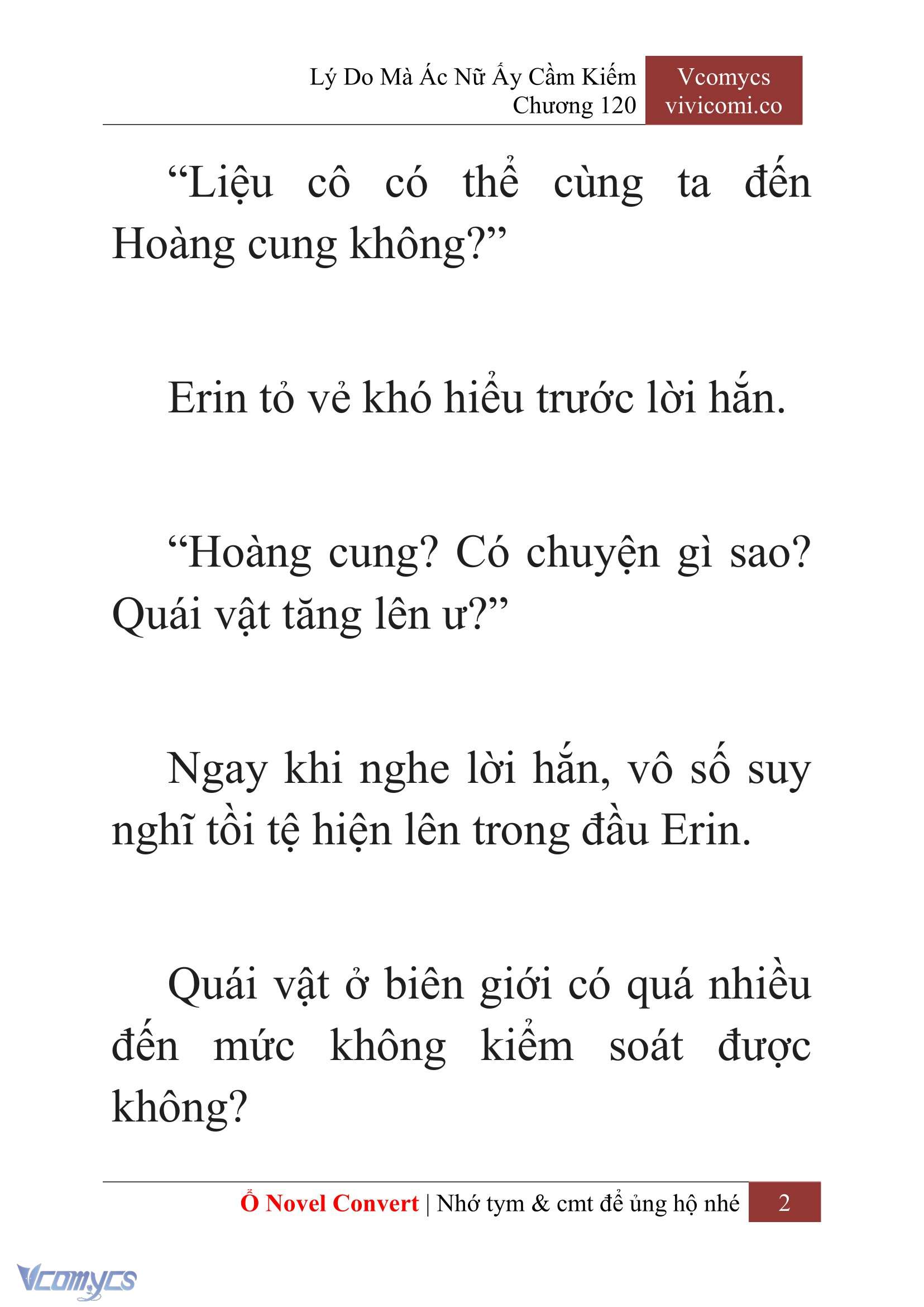 [Novel] Lý Do Mà Ác Nữ Ấy Cầm Kiếm Chapter 120 - Trang 5