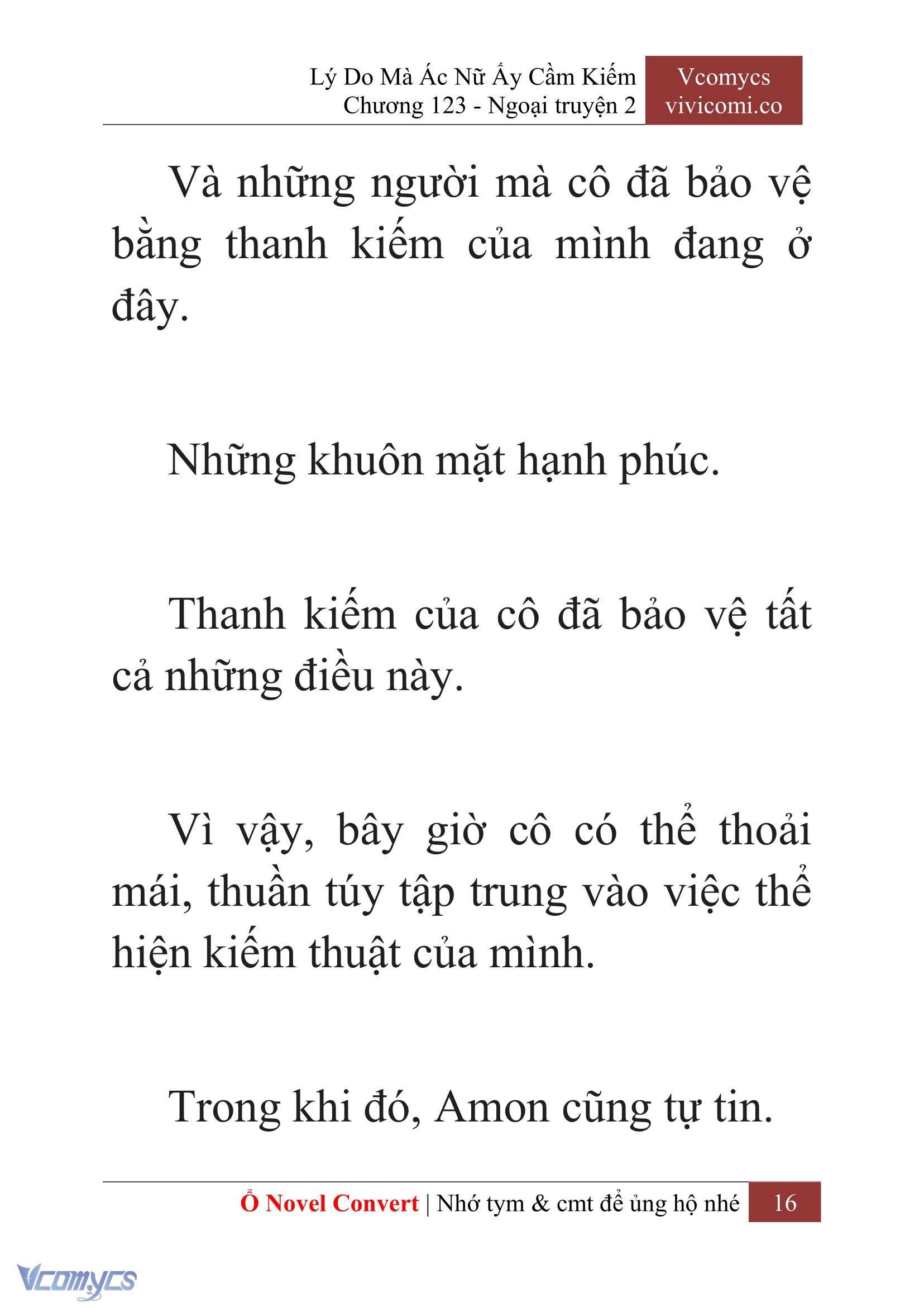 [Novel] Lý Do Mà Ác Nữ Ấy Cầm Kiếm Chapter 123 - Trang 19