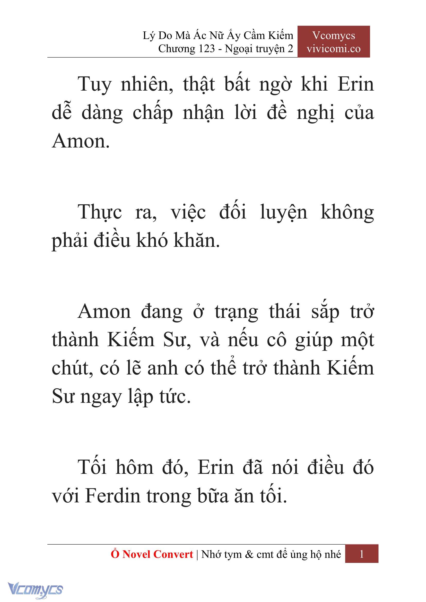 [Novel] Lý Do Mà Ác Nữ Ấy Cầm Kiếm Chapter 123 - Trang 4