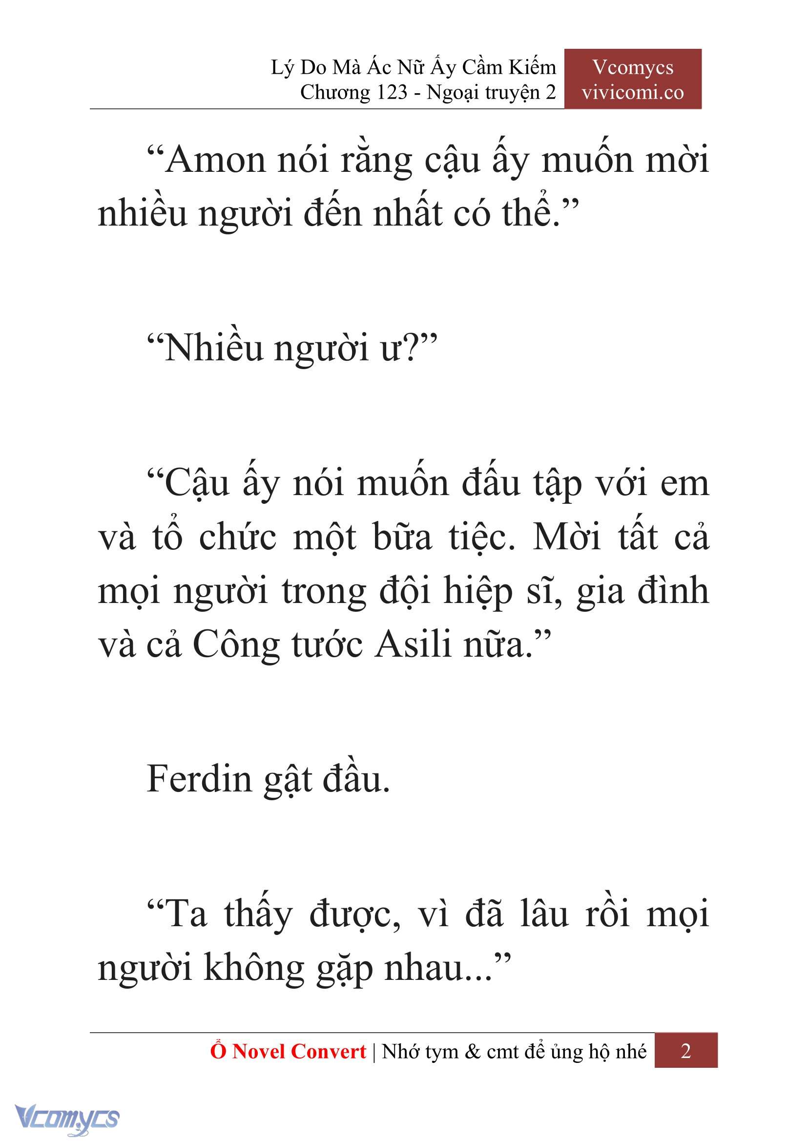 [Novel] Lý Do Mà Ác Nữ Ấy Cầm Kiếm Chapter 123 - Trang 5
