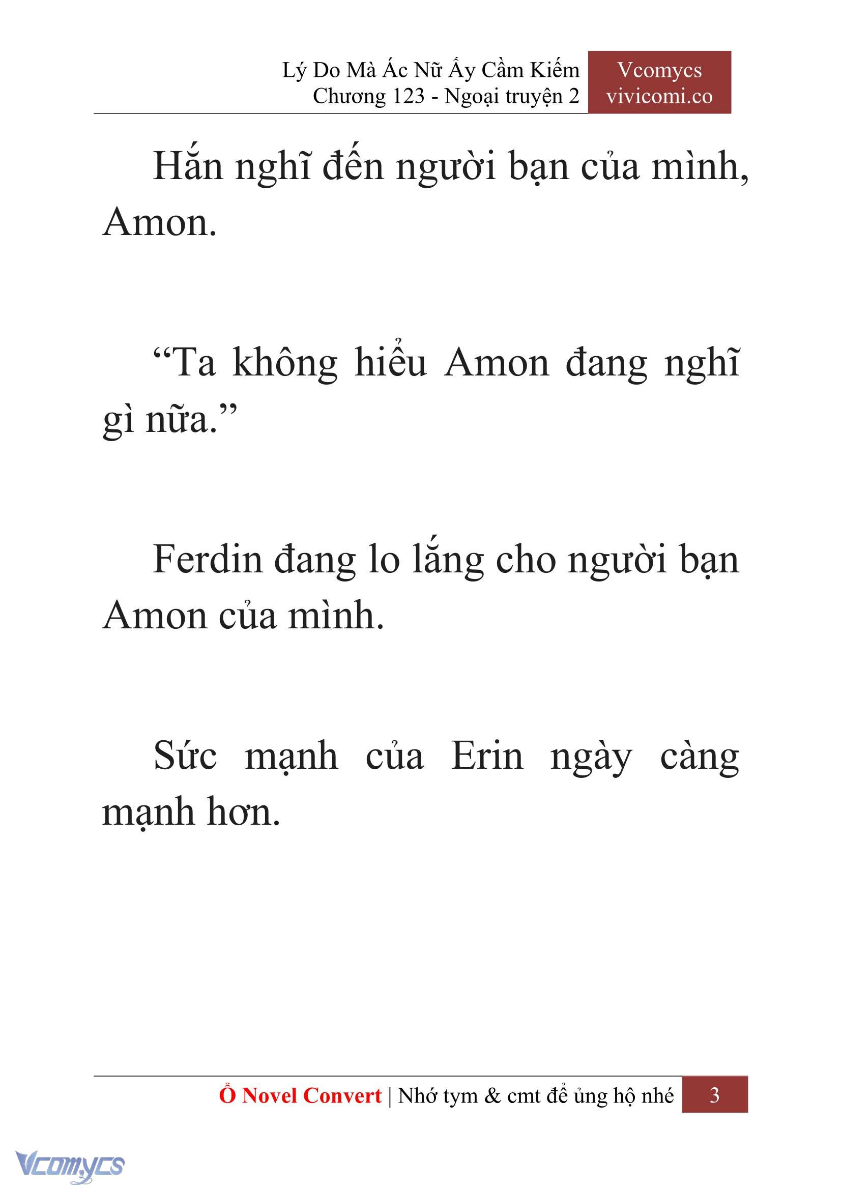 [Novel] Lý Do Mà Ác Nữ Ấy Cầm Kiếm Chapter 123 - Trang 6