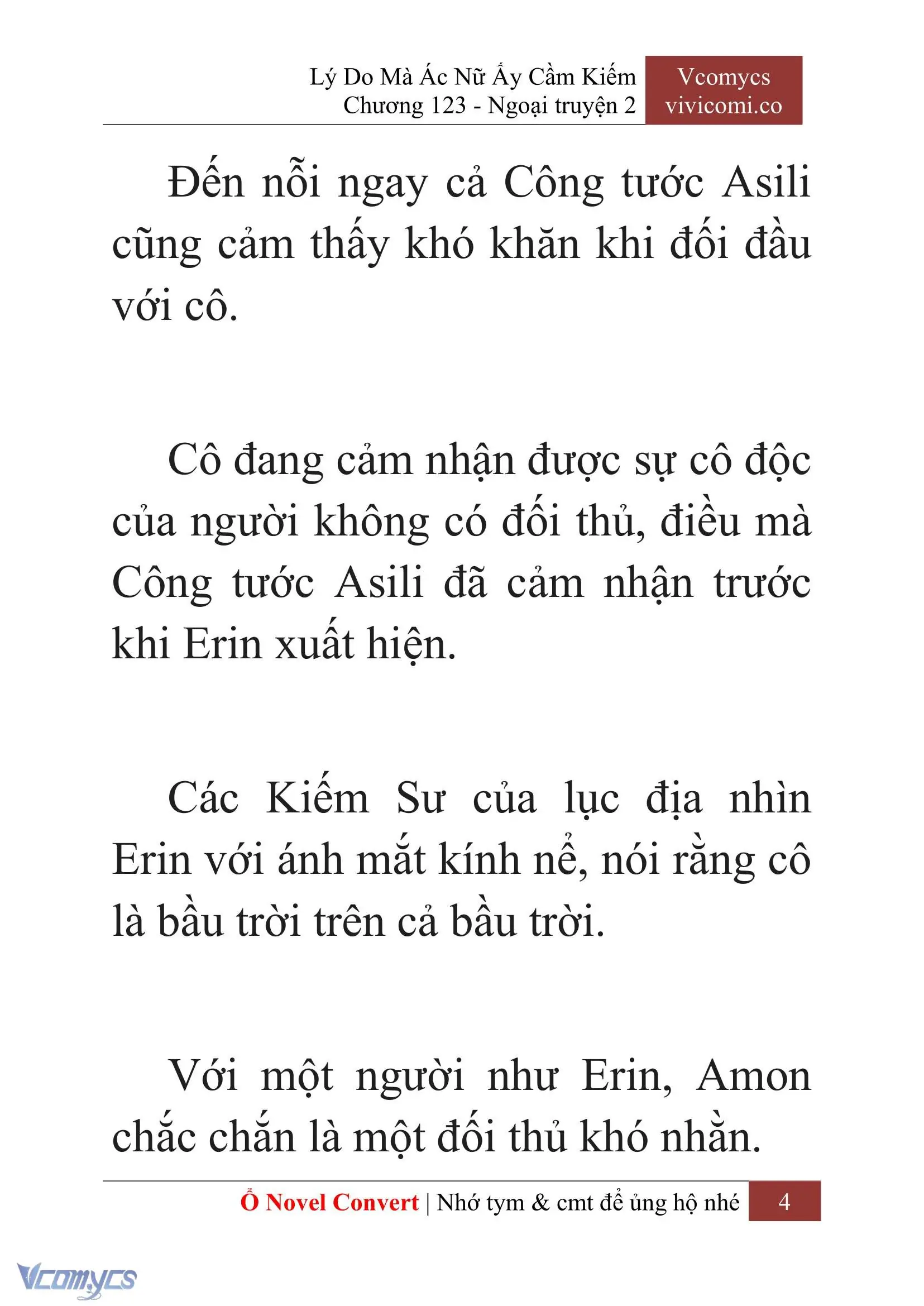 [Novel] Lý Do Mà Ác Nữ Ấy Cầm Kiếm Chapter 123 - Trang 7