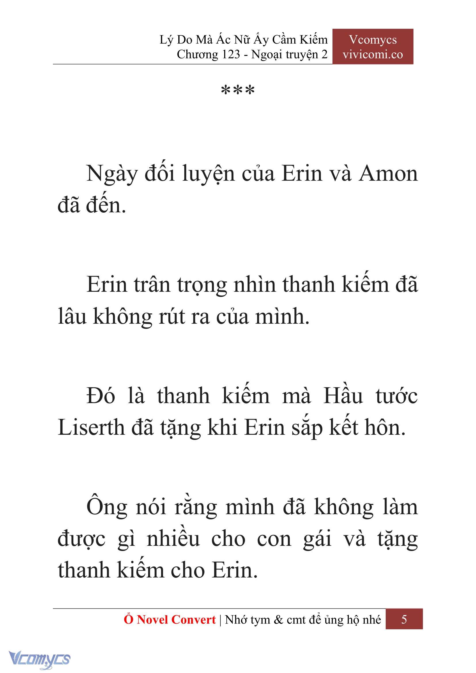 [Novel] Lý Do Mà Ác Nữ Ấy Cầm Kiếm Chapter 123 - Trang 8