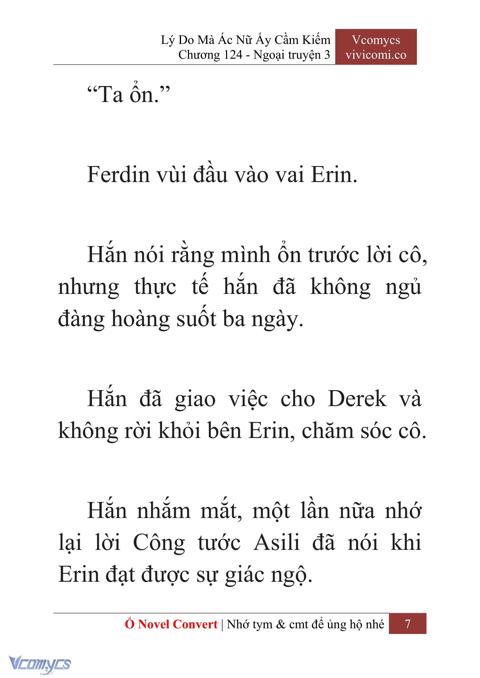 [Novel] Lý Do Mà Ác Nữ Ấy Cầm Kiếm Chapter 124 - Trang 10