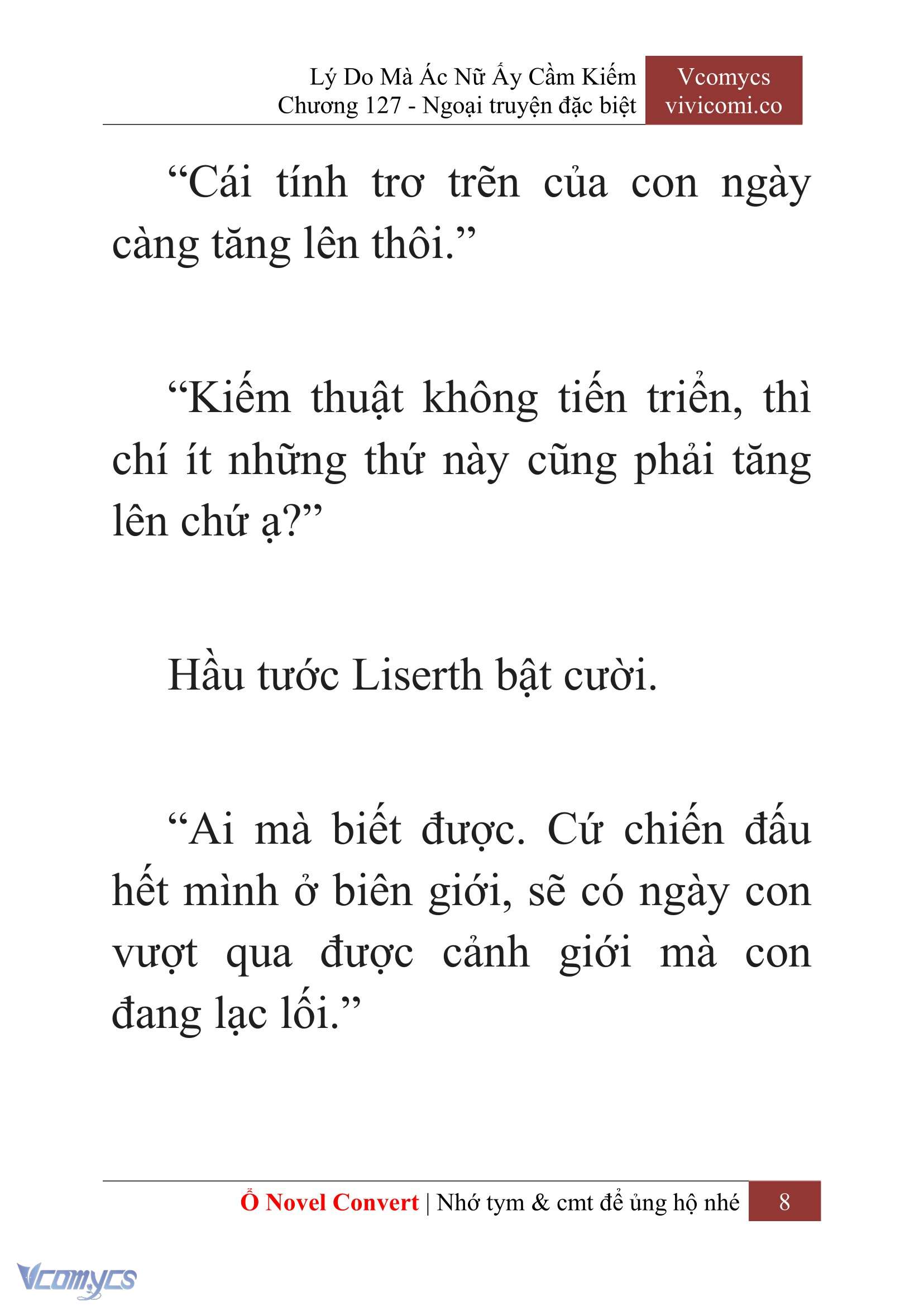 [Novel] Lý Do Mà Ác Nữ Ấy Cầm Kiếm Chapter 127 - Trang 11