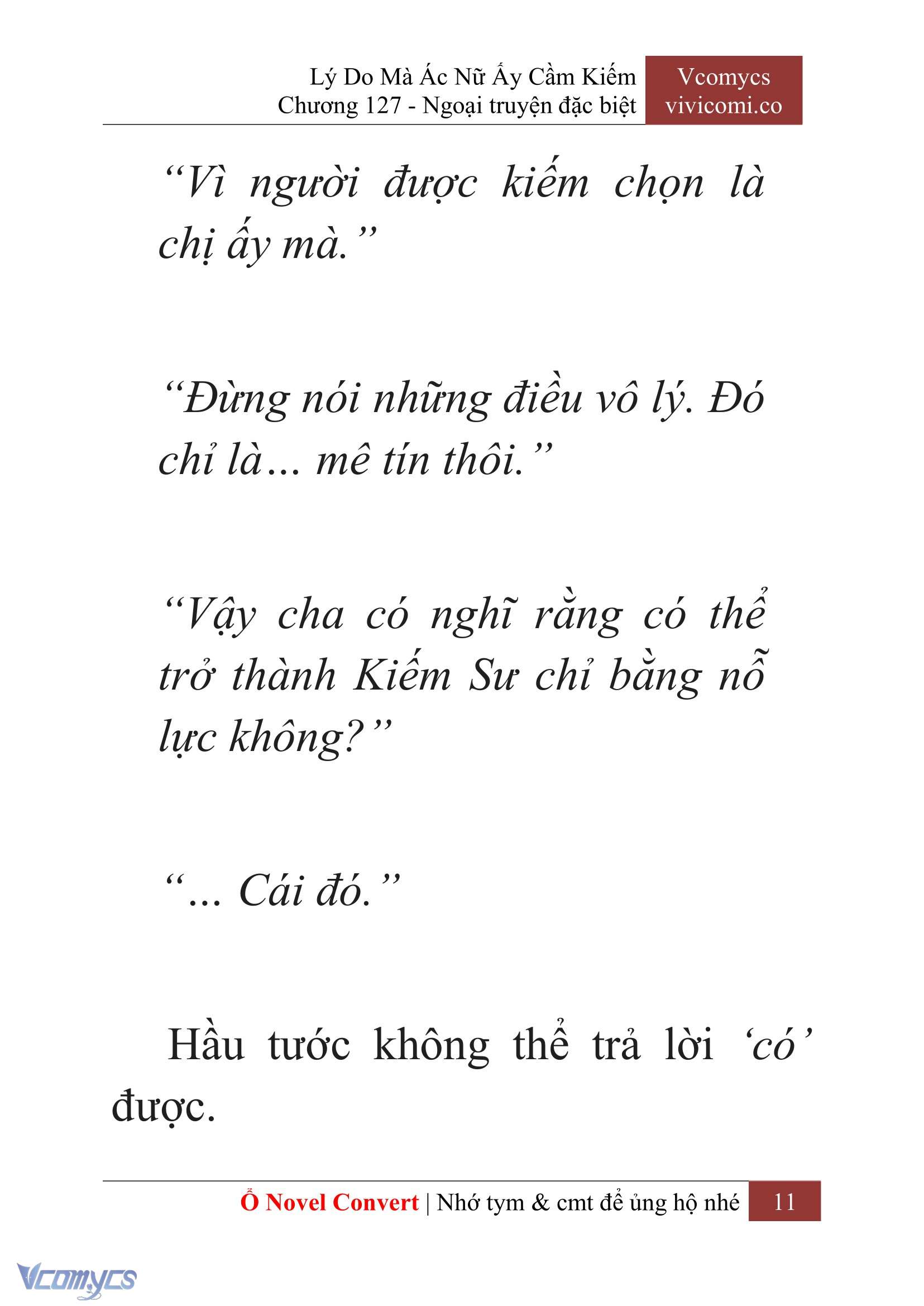 [Novel] Lý Do Mà Ác Nữ Ấy Cầm Kiếm Chapter 127 - Trang 14