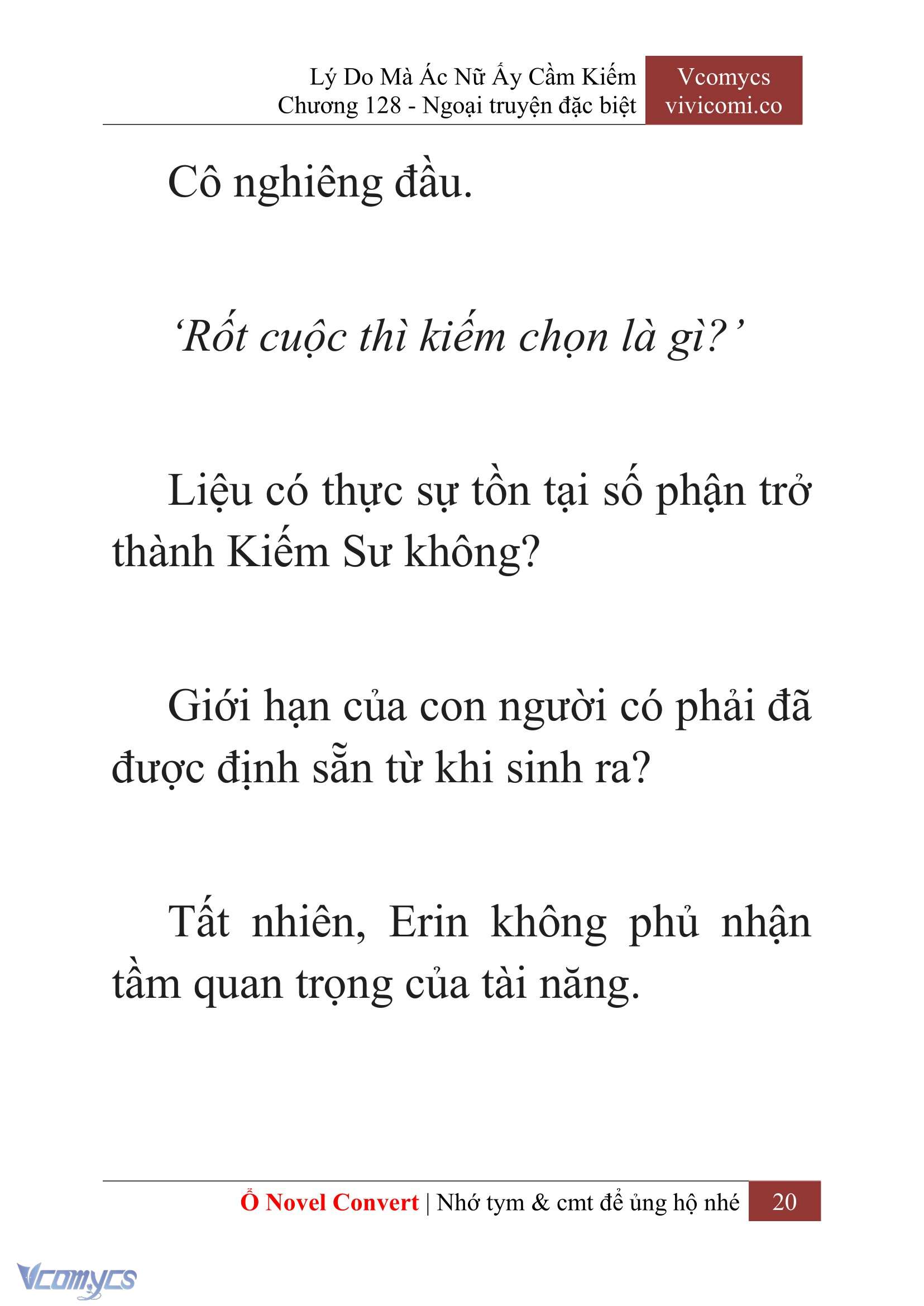 [Novel] Lý Do Mà Ác Nữ Ấy Cầm Kiếm Chapter 128 - Trang 23
