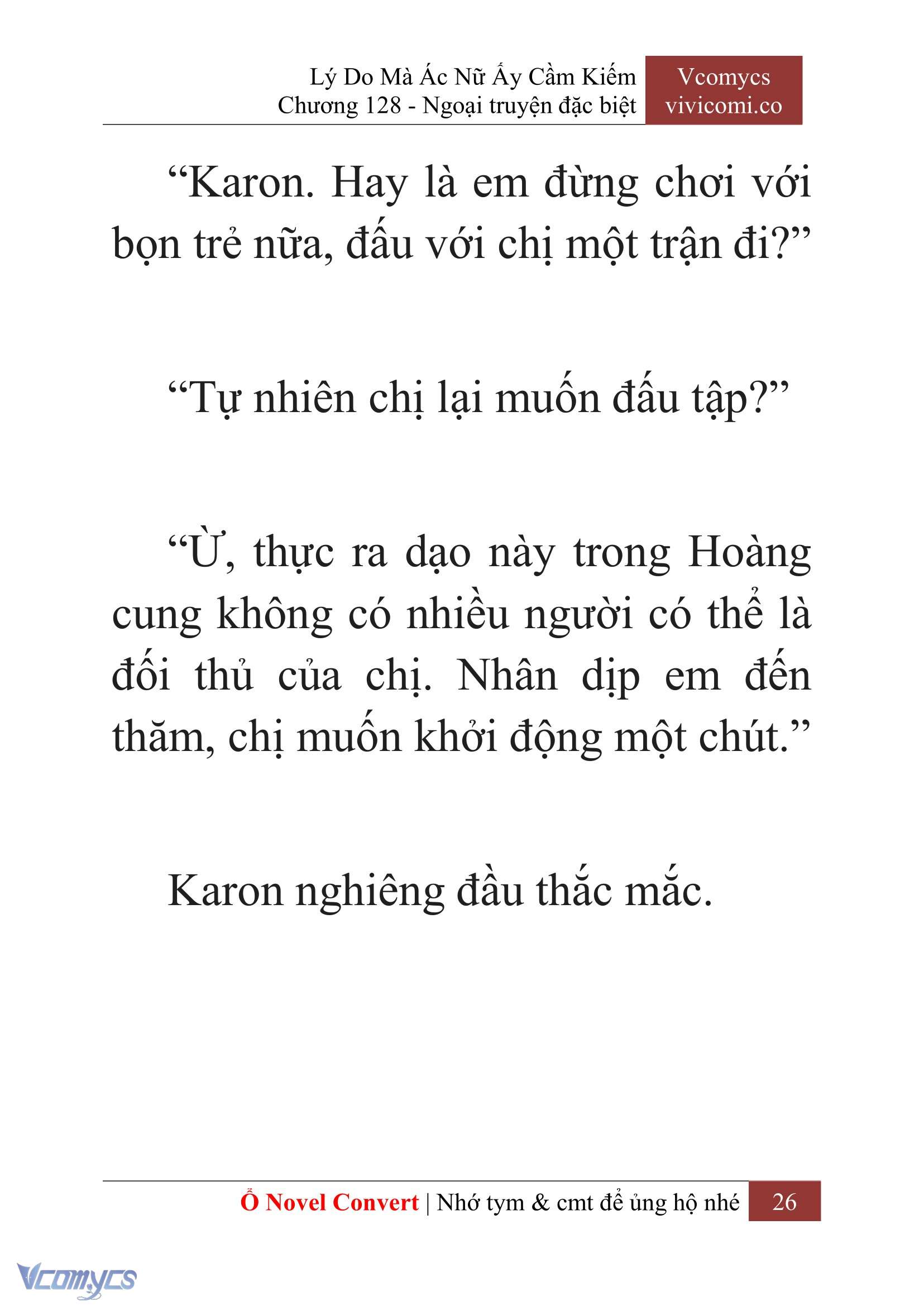 [Novel] Lý Do Mà Ác Nữ Ấy Cầm Kiếm Chapter 128 - Trang 29