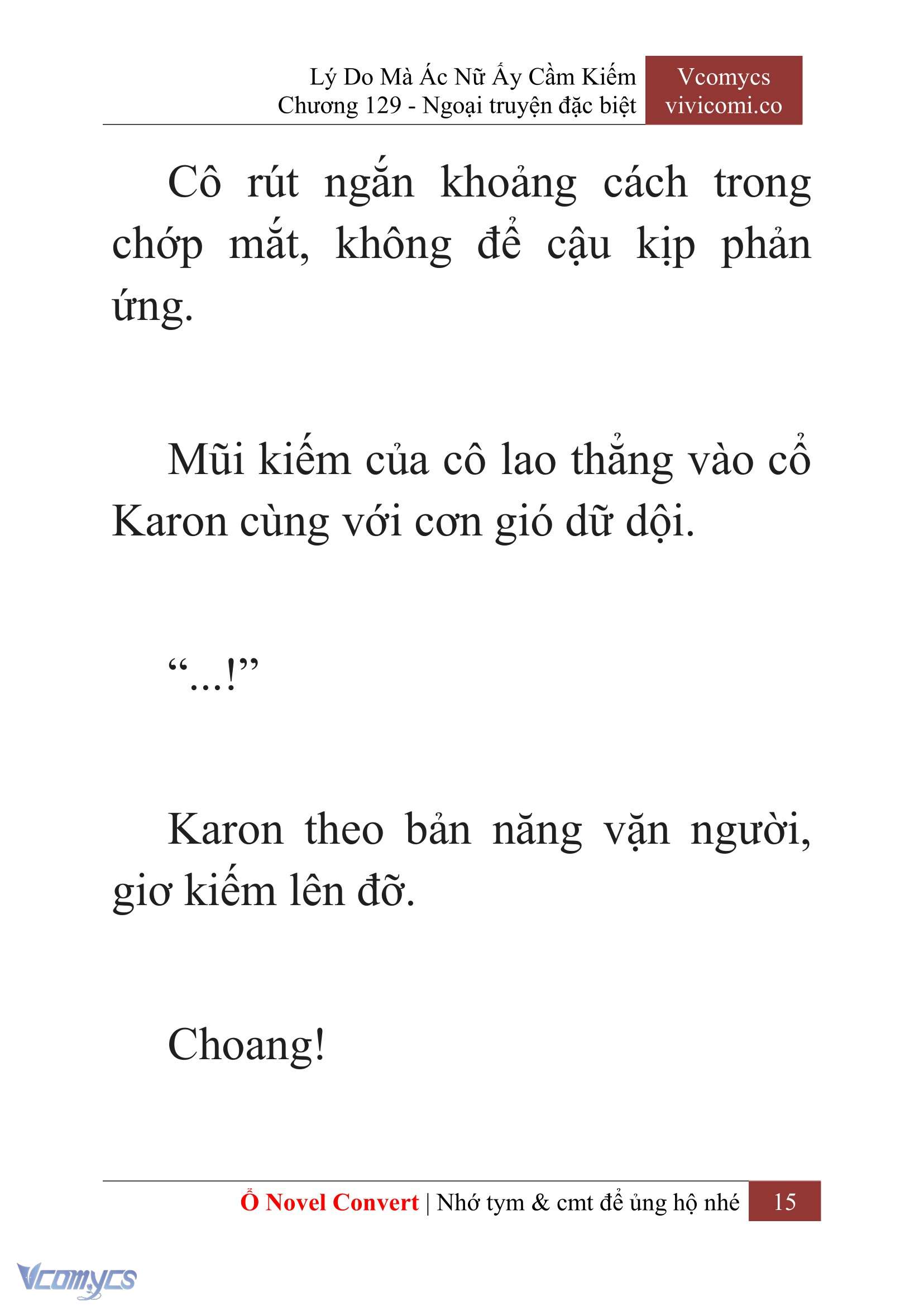 [Novel] Lý Do Mà Ác Nữ Ấy Cầm Kiếm Chapter 129 - Trang 18