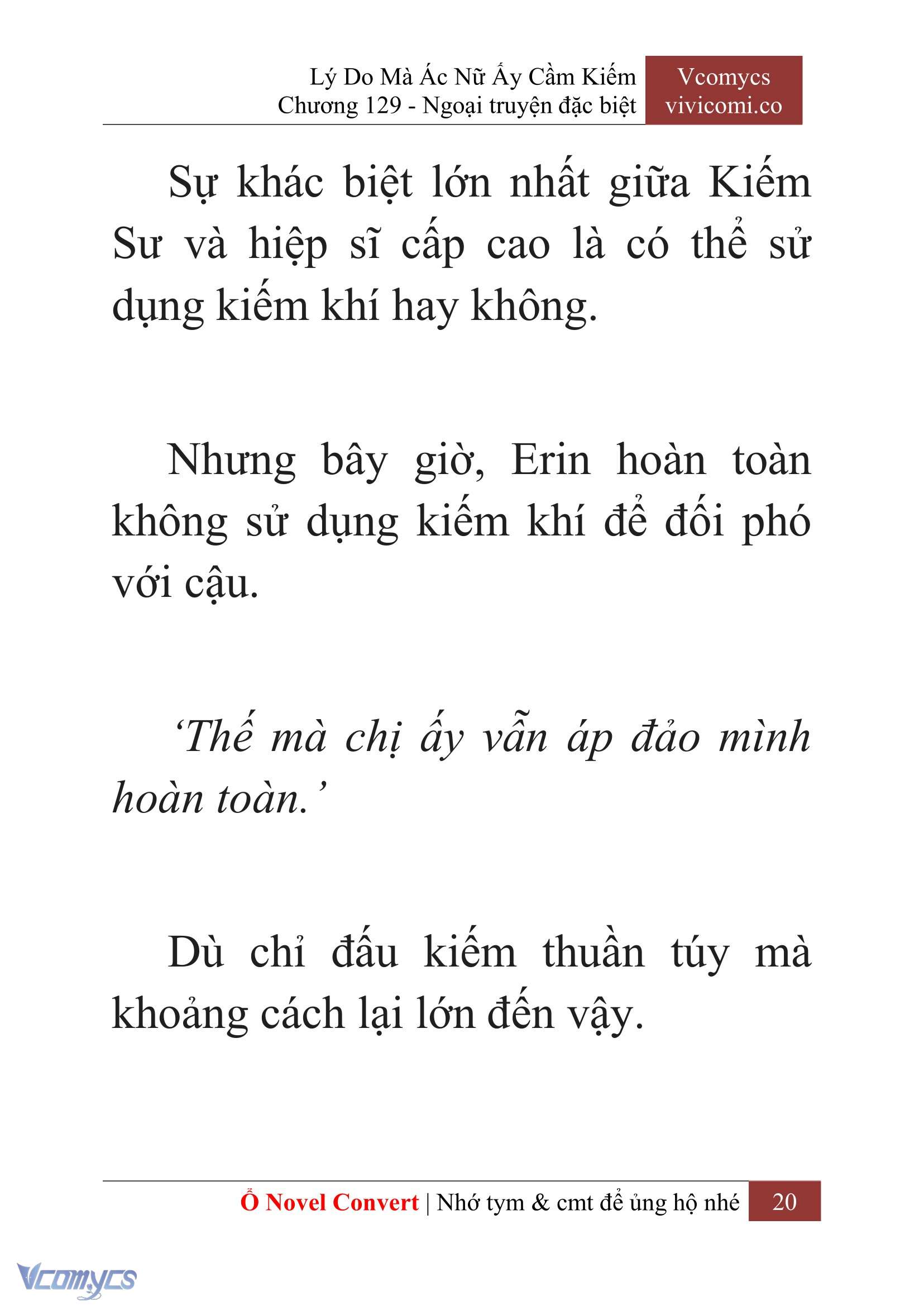 [Novel] Lý Do Mà Ác Nữ Ấy Cầm Kiếm Chapter 129 - Trang 23