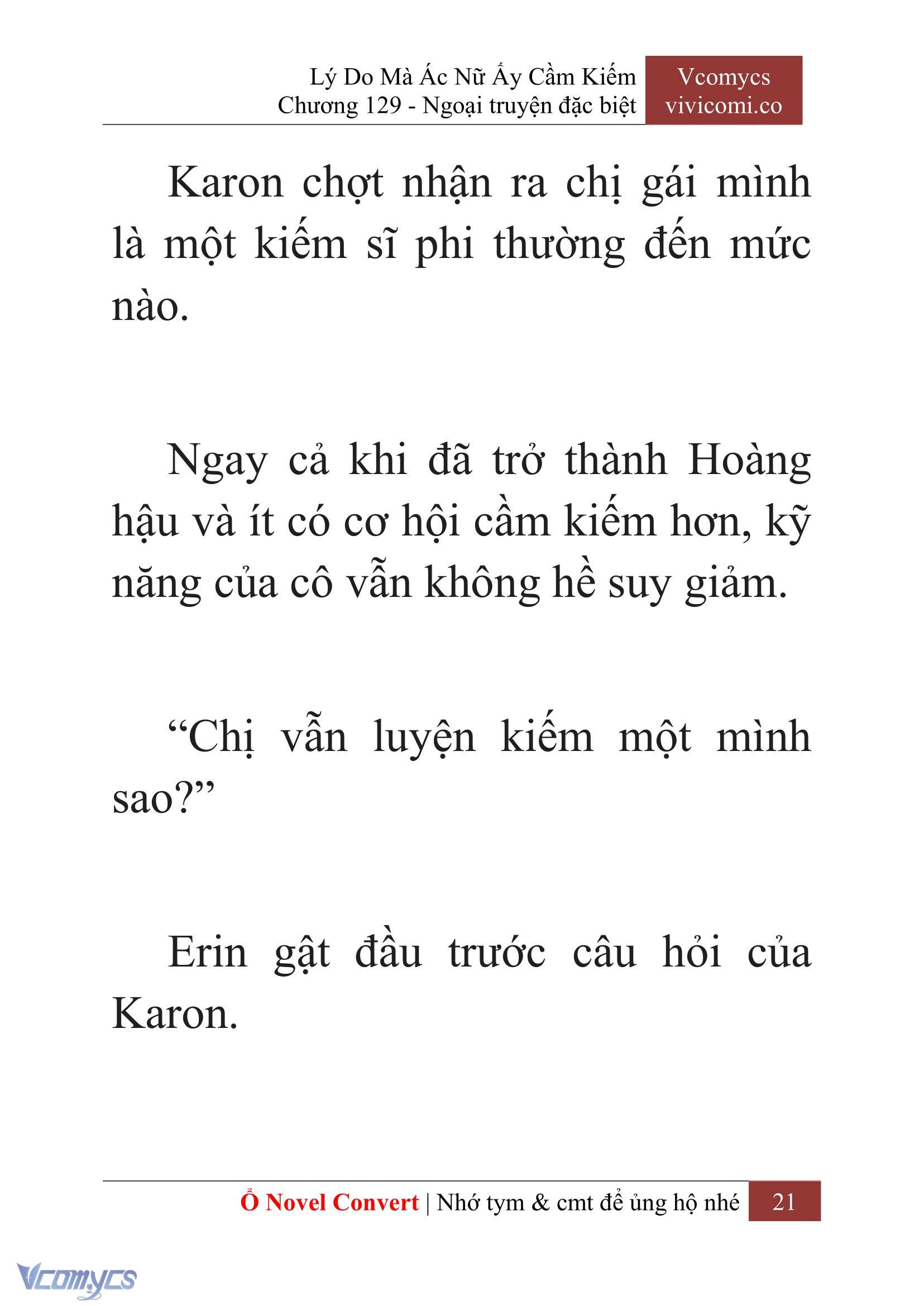 [Novel] Lý Do Mà Ác Nữ Ấy Cầm Kiếm Chapter 129 - Trang 24