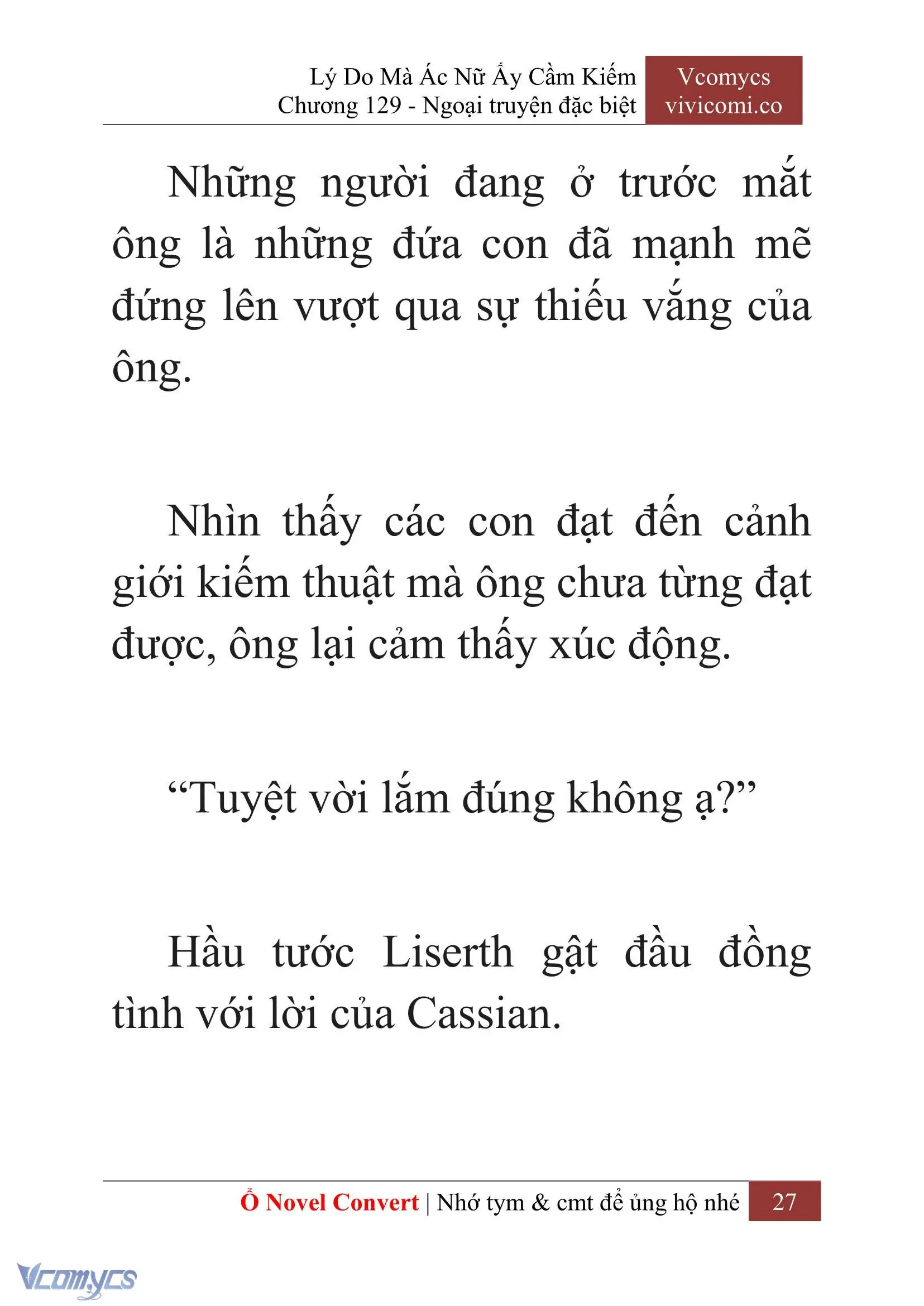 [Novel] Lý Do Mà Ác Nữ Ấy Cầm Kiếm Chapter 129 - Trang 30