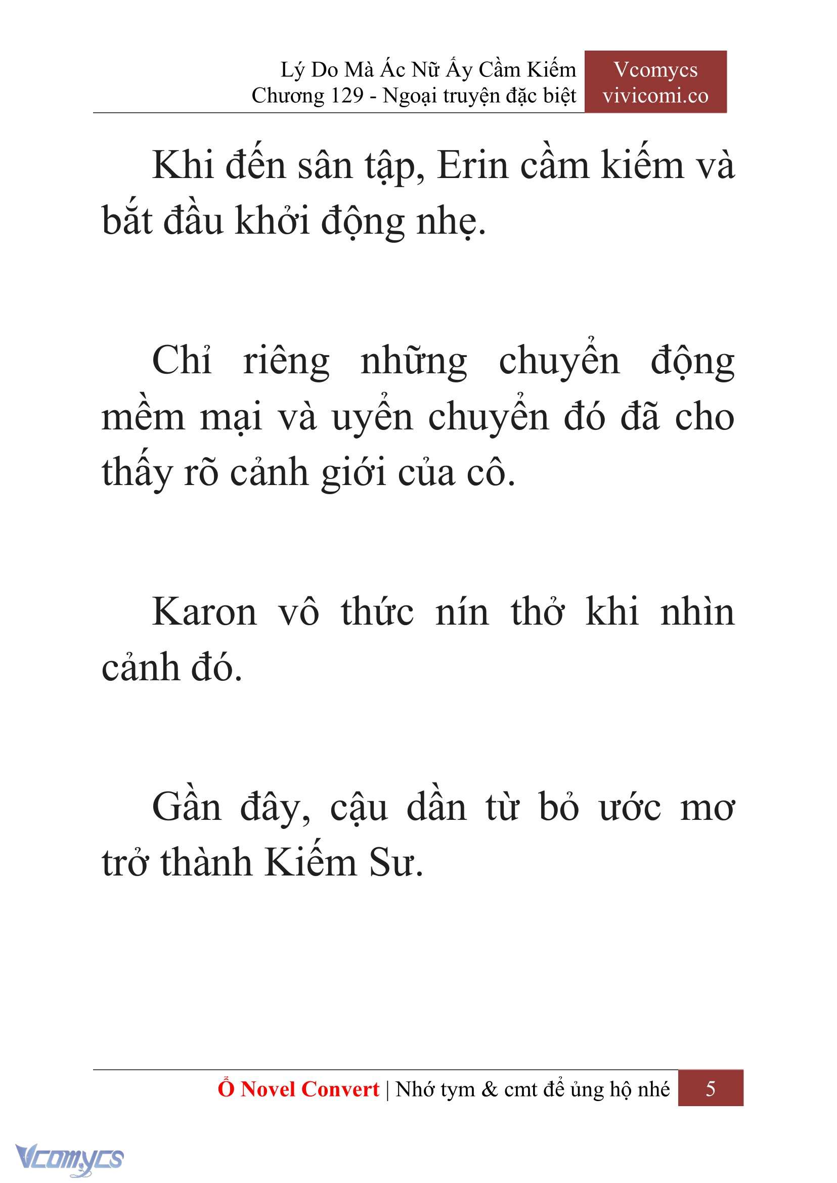 [Novel] Lý Do Mà Ác Nữ Ấy Cầm Kiếm Chapter 129 - Trang 8