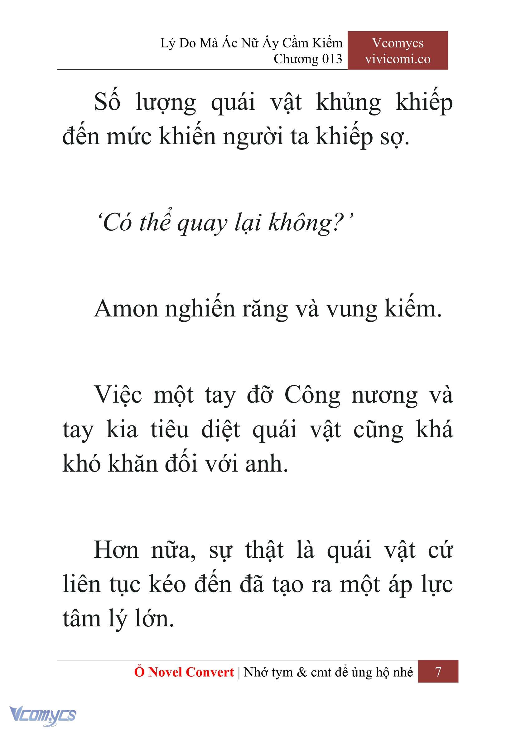 [Novel] Lý Do Mà Ác Nữ Ấy Cầm Kiếm Chapter 13 - Trang 10