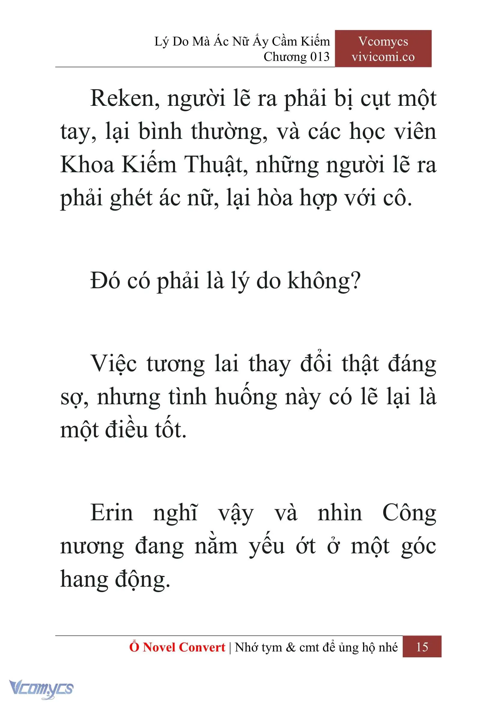 [Novel] Lý Do Mà Ác Nữ Ấy Cầm Kiếm Chapter 13 - Trang 18