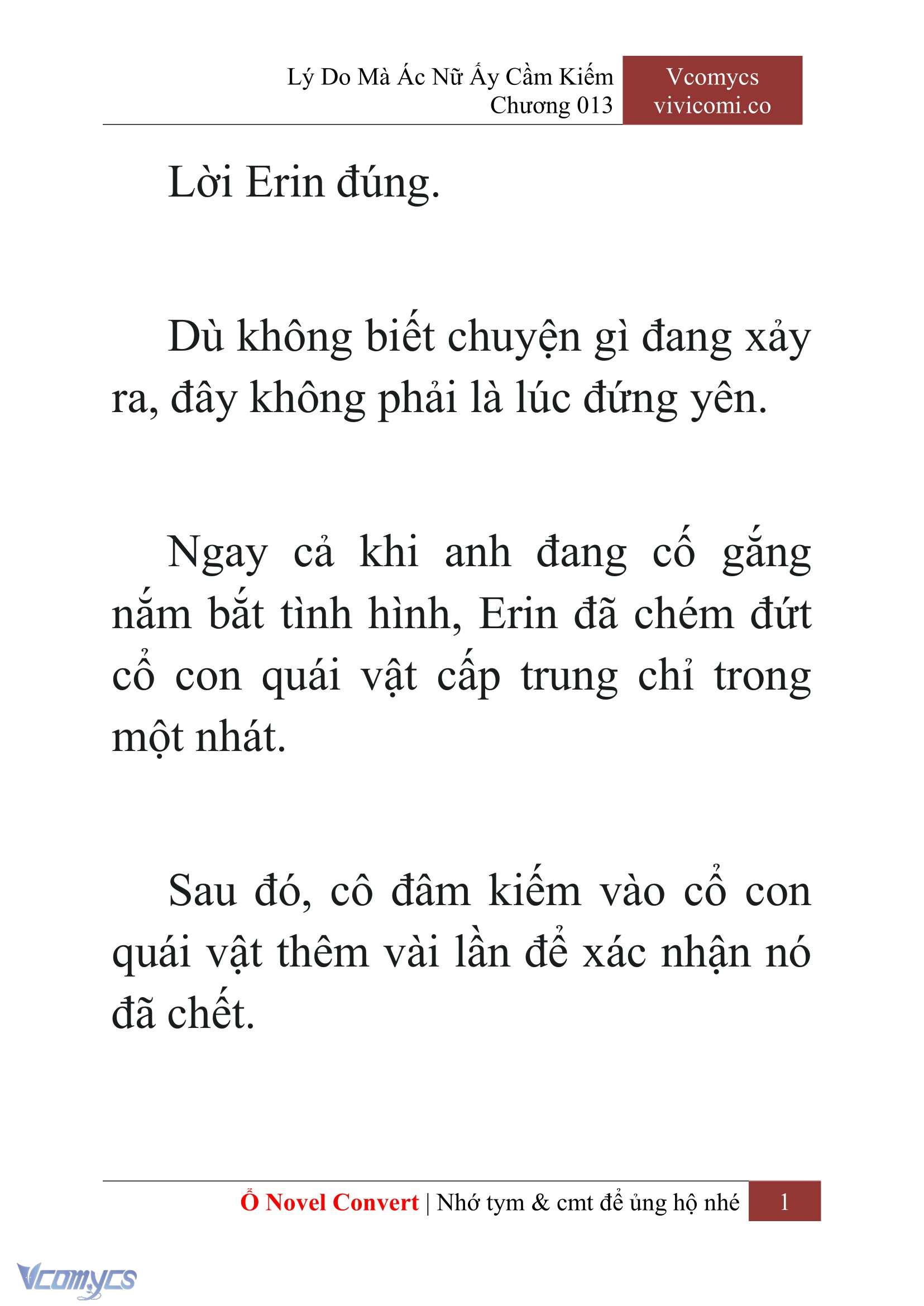 [Novel] Lý Do Mà Ác Nữ Ấy Cầm Kiếm Chapter 13 - Trang 4