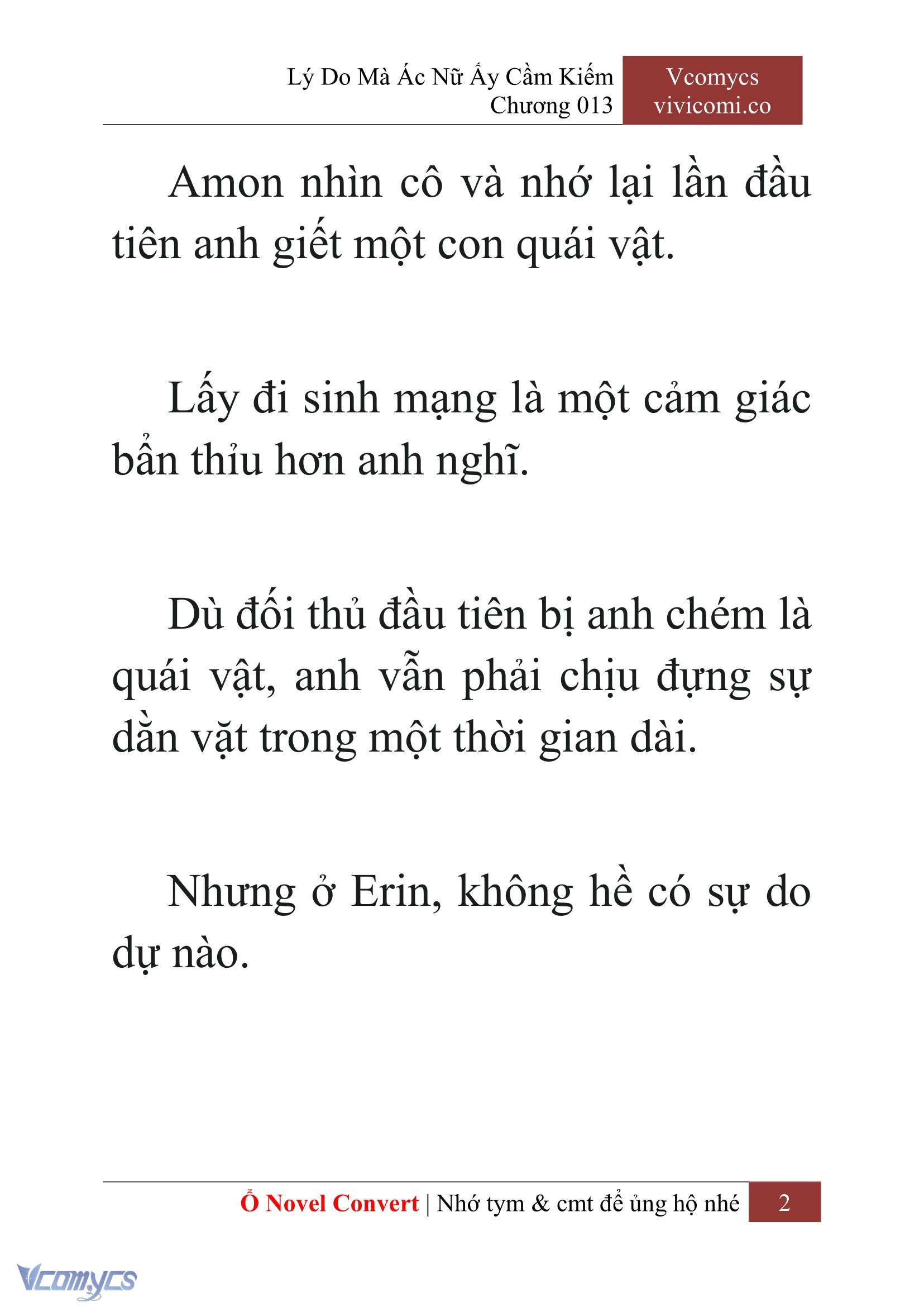 [Novel] Lý Do Mà Ác Nữ Ấy Cầm Kiếm Chapter 13 - Trang 5