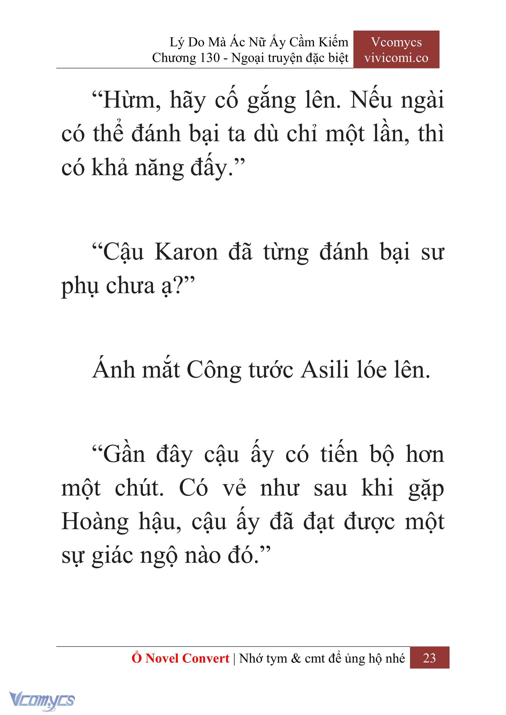 [Novel] Lý Do Mà Ác Nữ Ấy Cầm Kiếm Chapter 130 - Trang 26