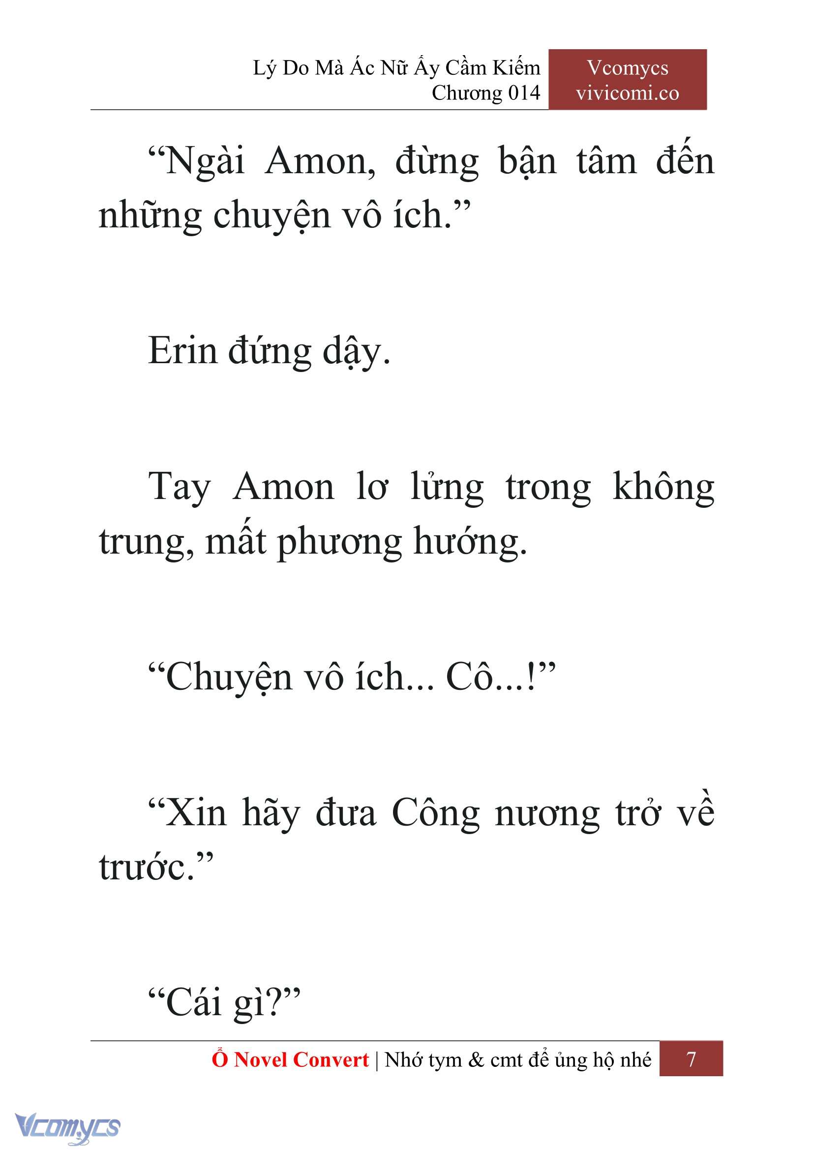 [Novel] Lý Do Mà Ác Nữ Ấy Cầm Kiếm Chapter 14 - Trang 10
