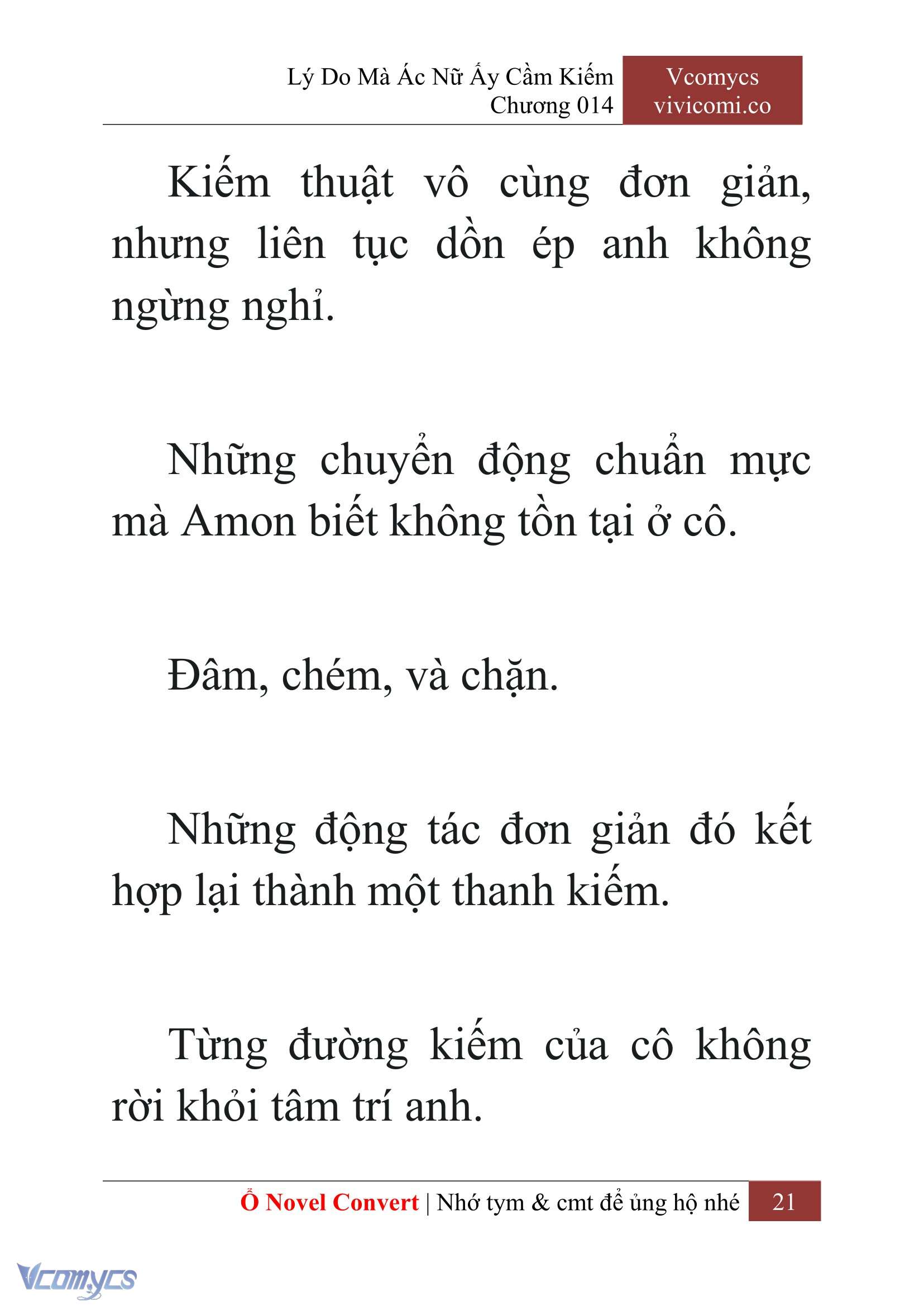 [Novel] Lý Do Mà Ác Nữ Ấy Cầm Kiếm Chapter 14 - Trang 24