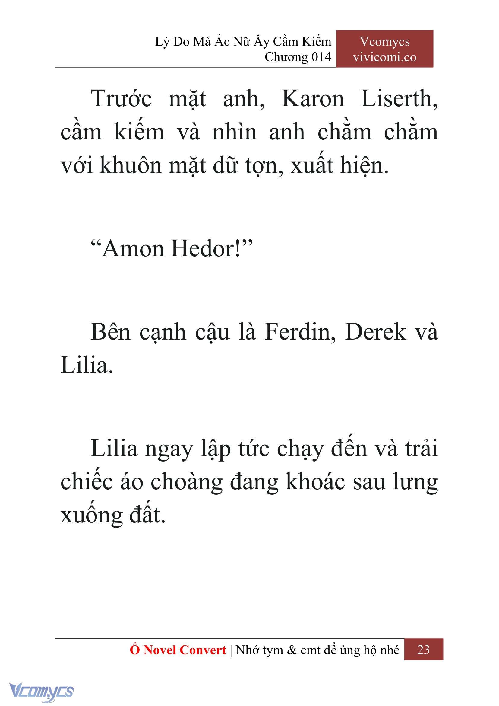 [Novel] Lý Do Mà Ác Nữ Ấy Cầm Kiếm Chapter 14 - Trang 26