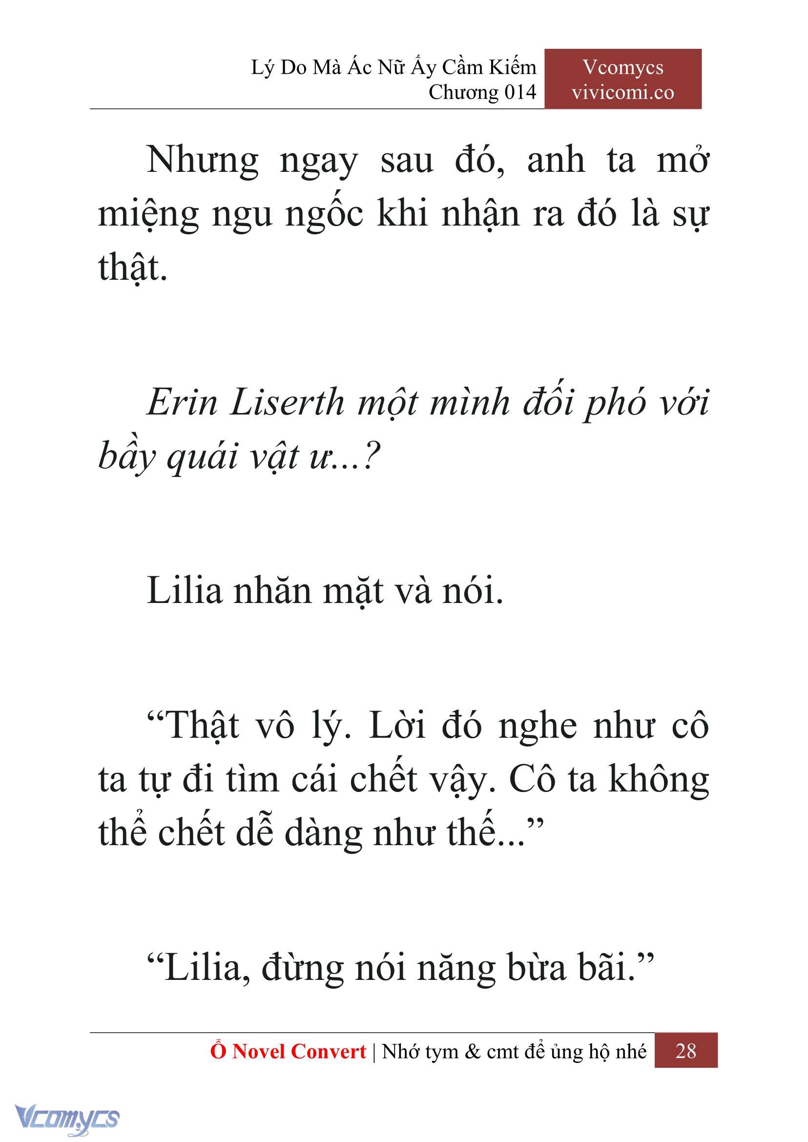 [Novel] Lý Do Mà Ác Nữ Ấy Cầm Kiếm Chapter 14 - Trang 31