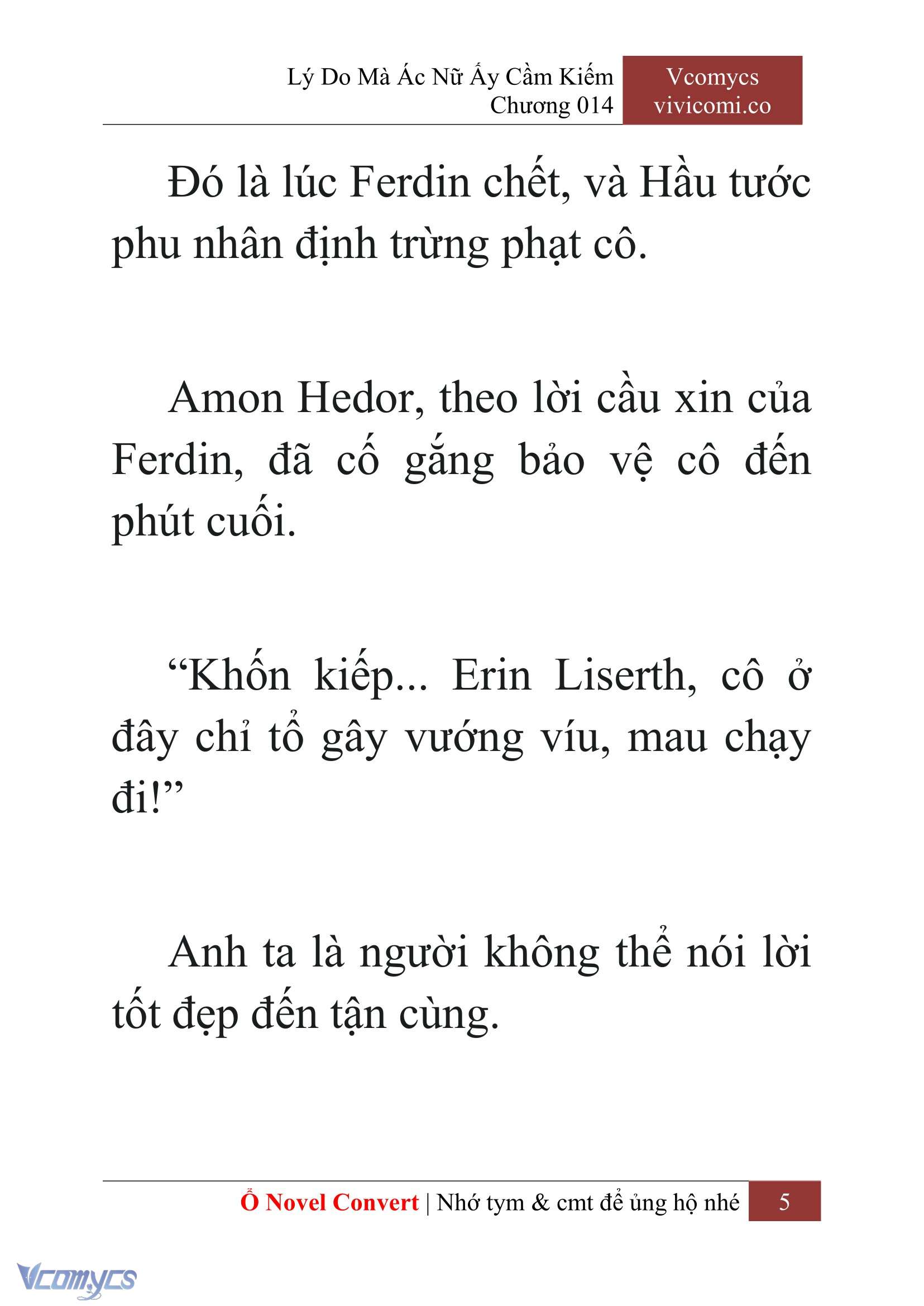 [Novel] Lý Do Mà Ác Nữ Ấy Cầm Kiếm Chapter 14 - Trang 8