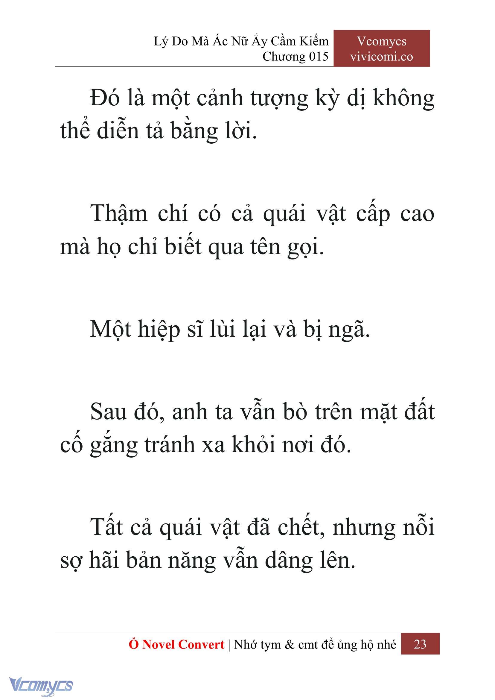 [Novel] Lý Do Mà Ác Nữ Ấy Cầm Kiếm Chapter 15 - Trang 26