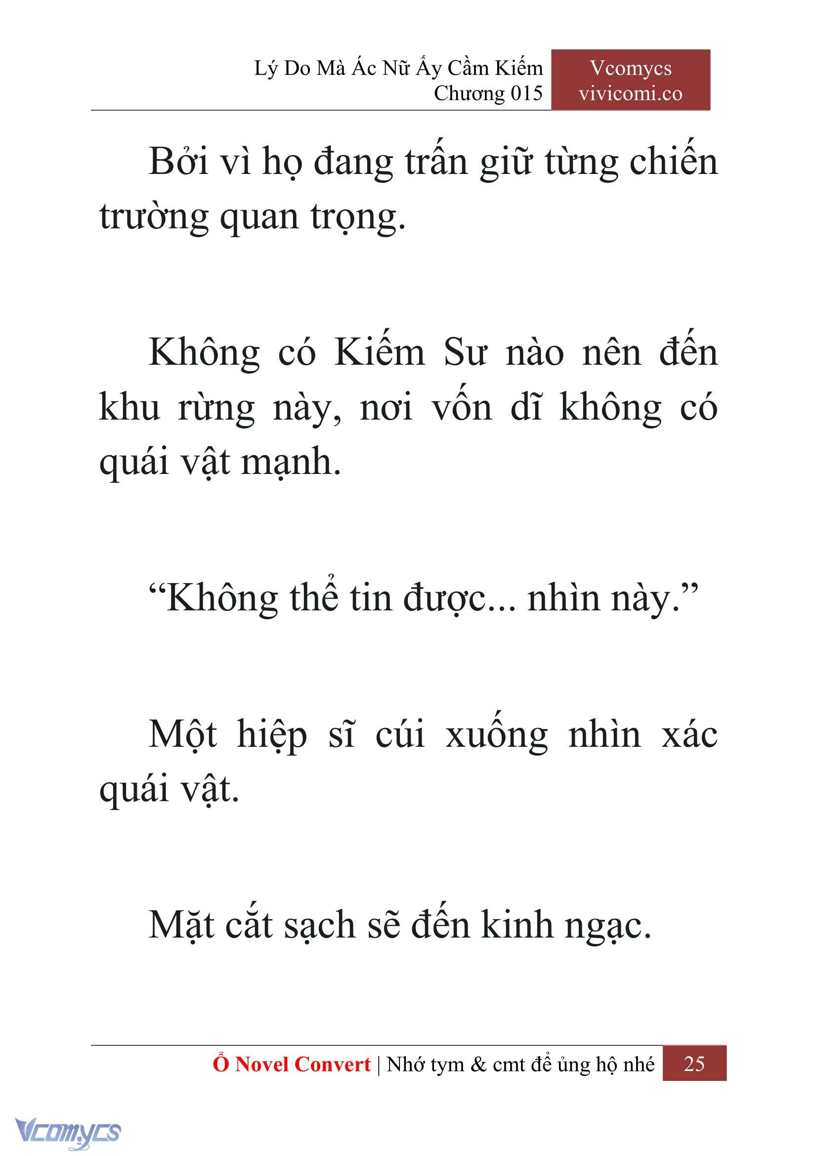 [Novel] Lý Do Mà Ác Nữ Ấy Cầm Kiếm Chapter 15 - Trang 28