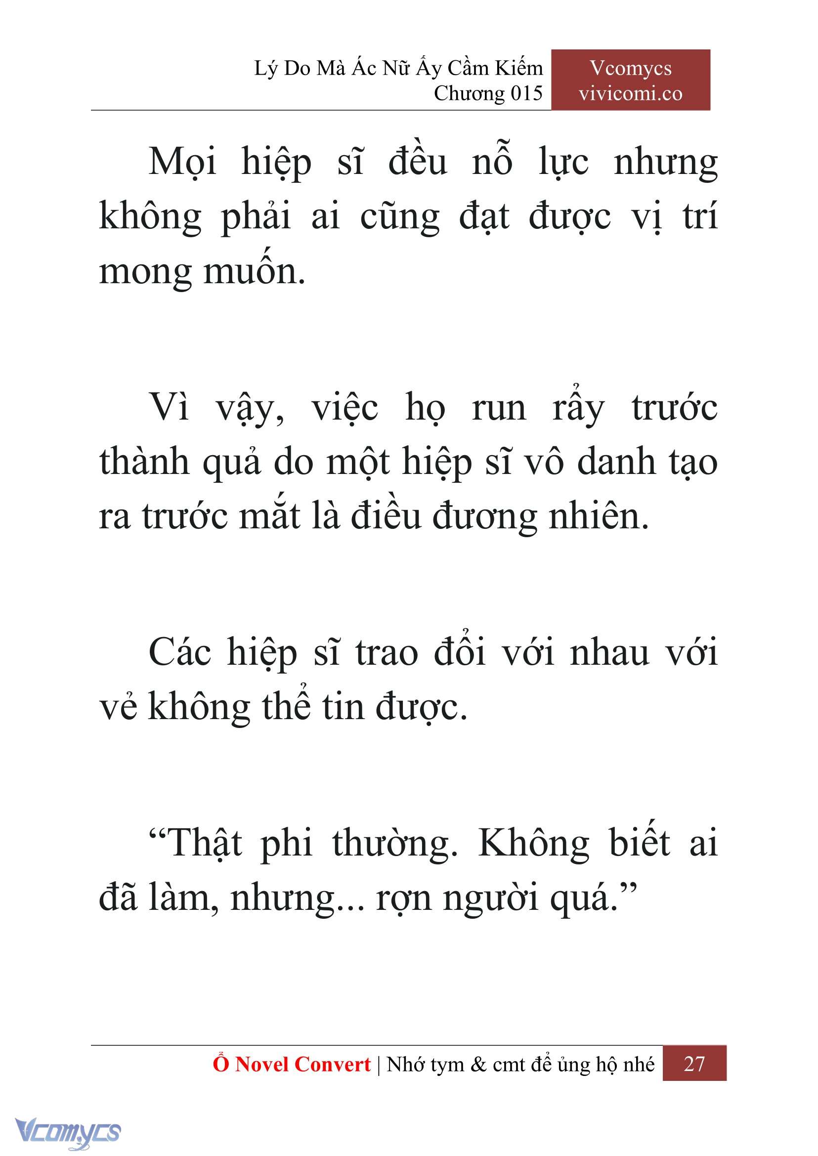 [Novel] Lý Do Mà Ác Nữ Ấy Cầm Kiếm Chapter 15 - Trang 30