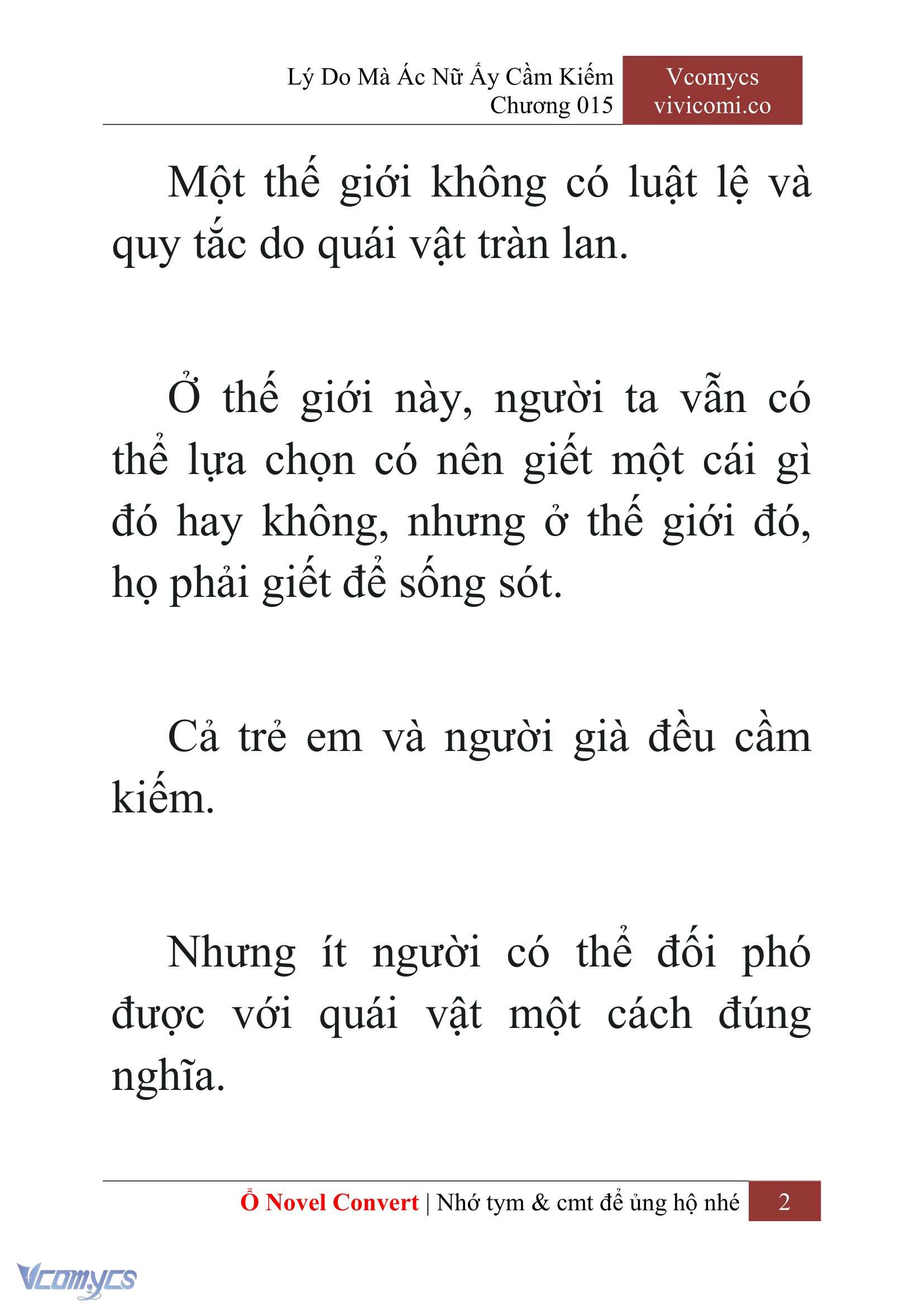 [Novel] Lý Do Mà Ác Nữ Ấy Cầm Kiếm Chapter 15 - Trang 5