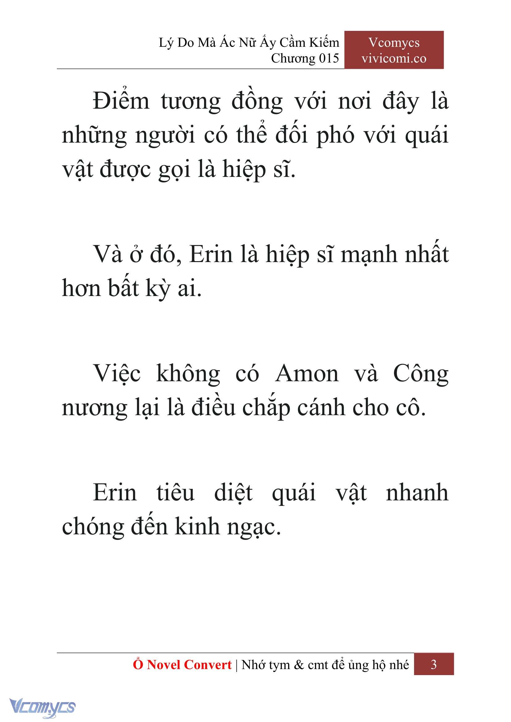 [Novel] Lý Do Mà Ác Nữ Ấy Cầm Kiếm Chapter 15 - Trang 6