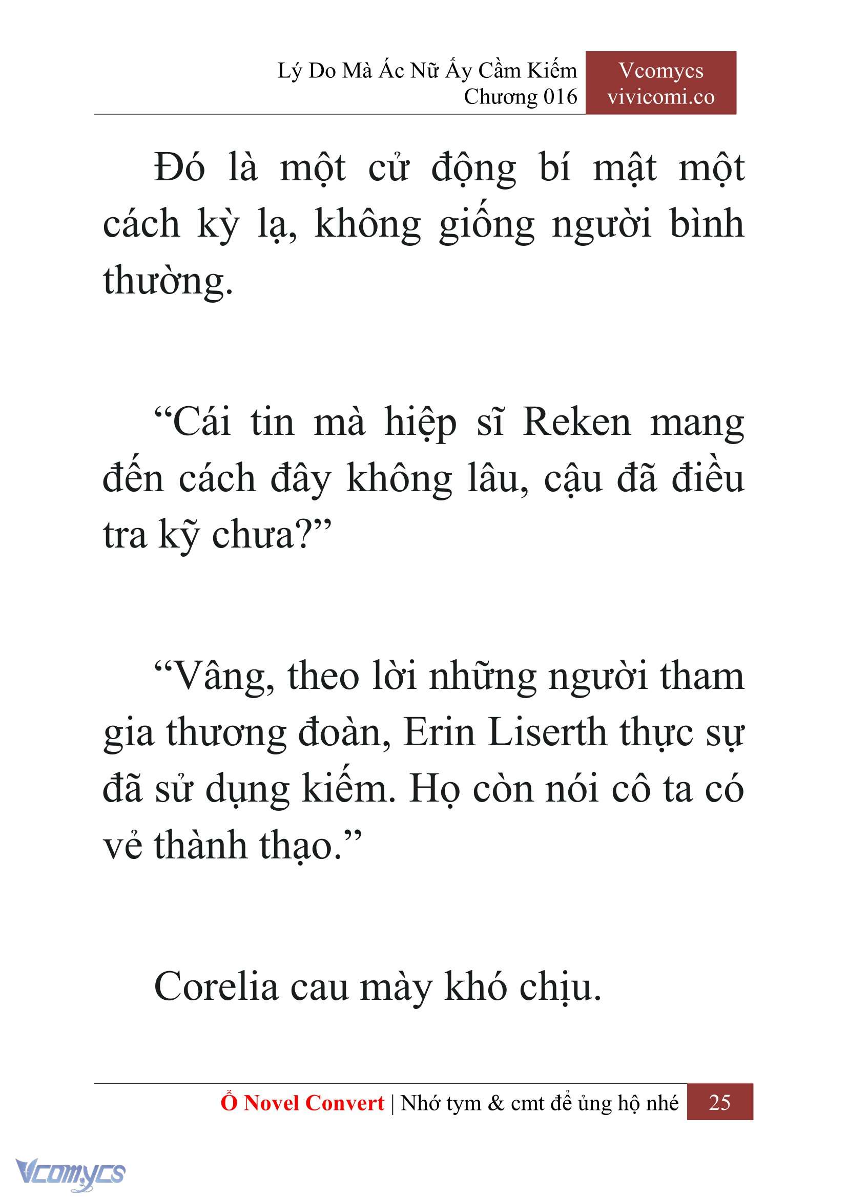 [Novel] Lý Do Mà Ác Nữ Ấy Cầm Kiếm Chapter 16 - Trang 28