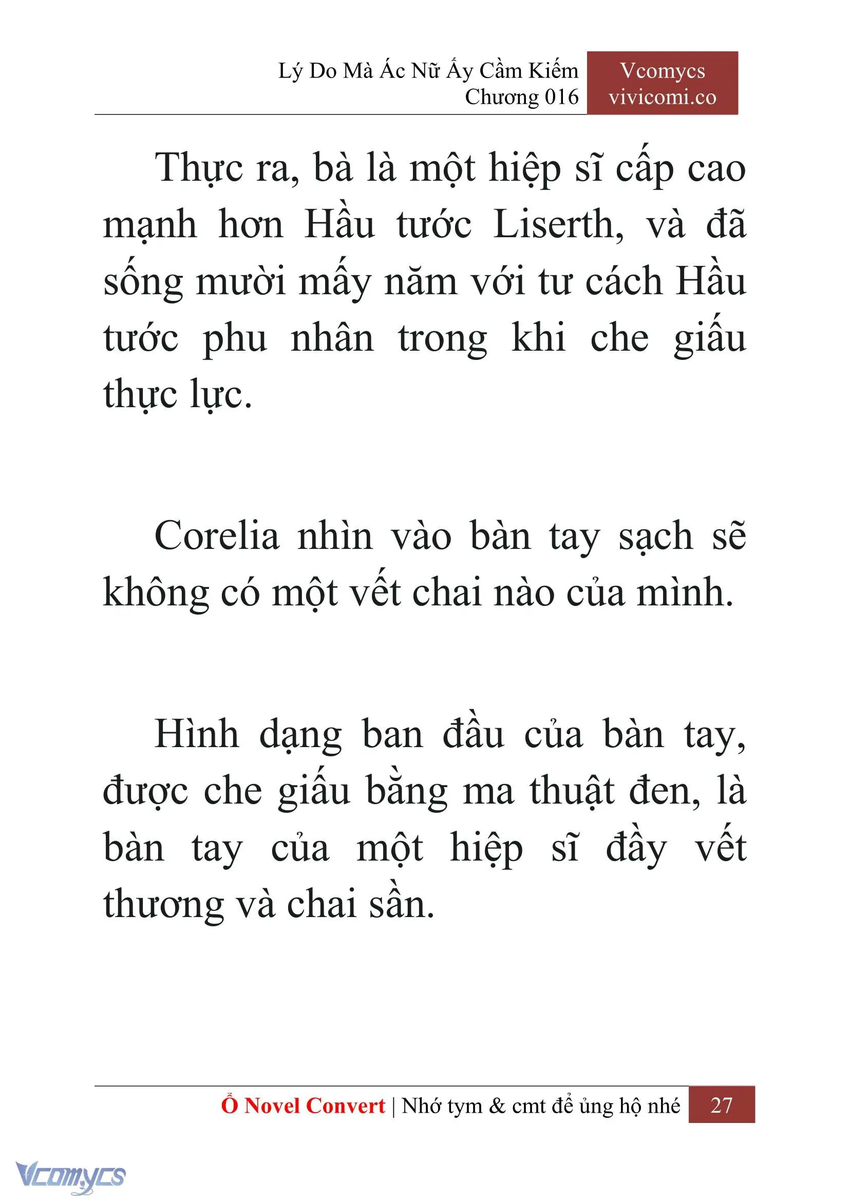 [Novel] Lý Do Mà Ác Nữ Ấy Cầm Kiếm Chapter 16 - Trang 30