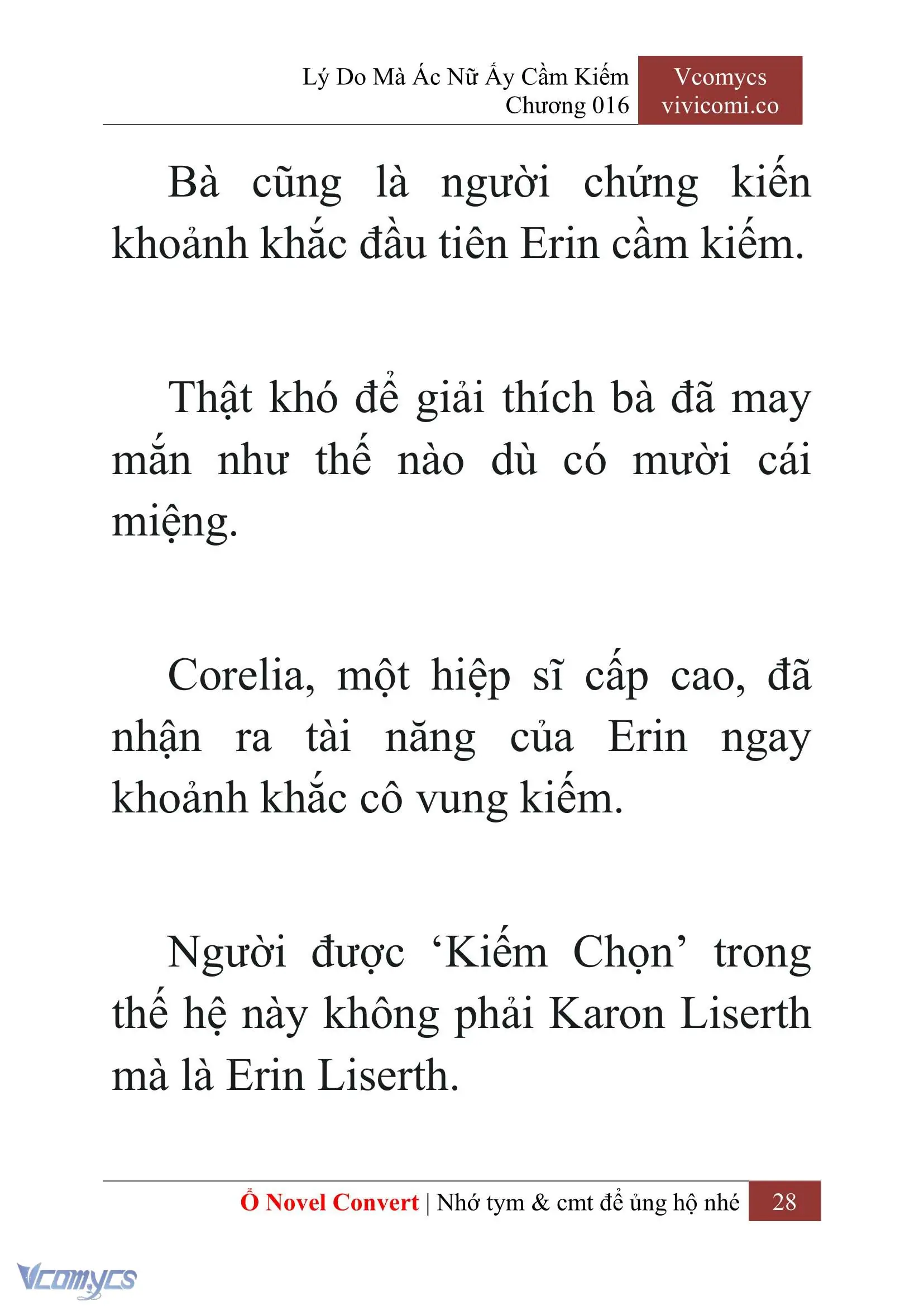 [Novel] Lý Do Mà Ác Nữ Ấy Cầm Kiếm Chapter 16 - Trang 31