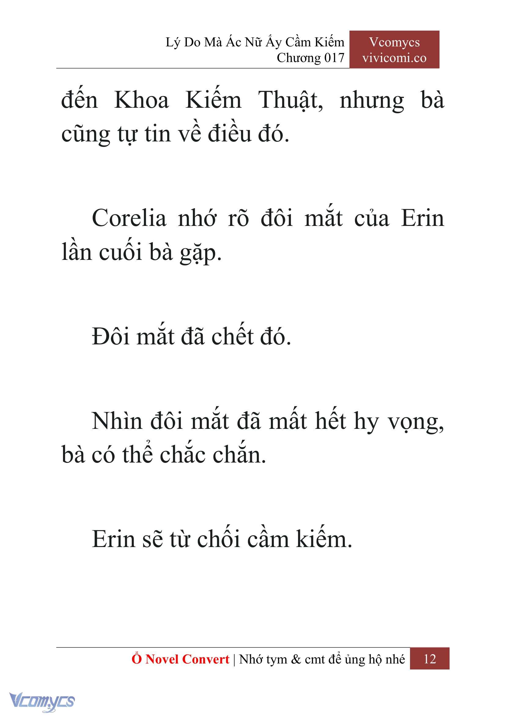 [Novel] Lý Do Mà Ác Nữ Ấy Cầm Kiếm Chapter 17 - Trang 15