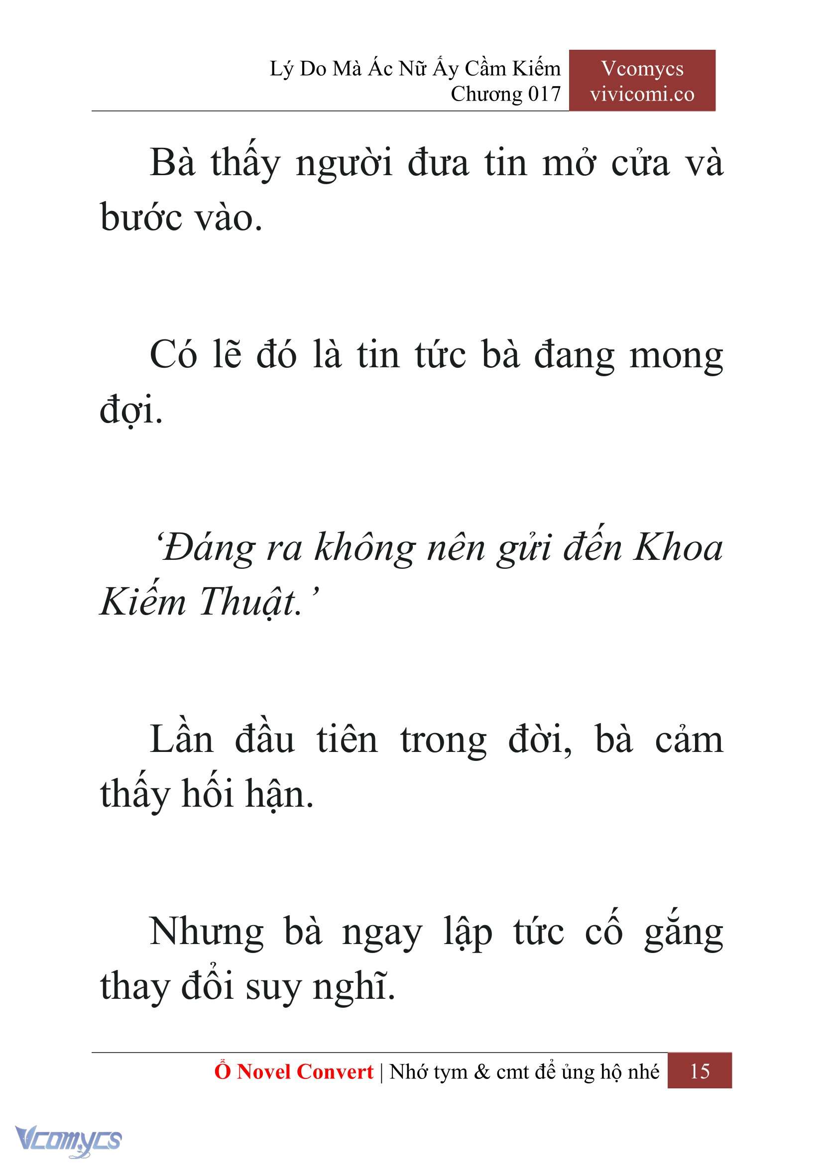 [Novel] Lý Do Mà Ác Nữ Ấy Cầm Kiếm Chapter 17 - Trang 18
