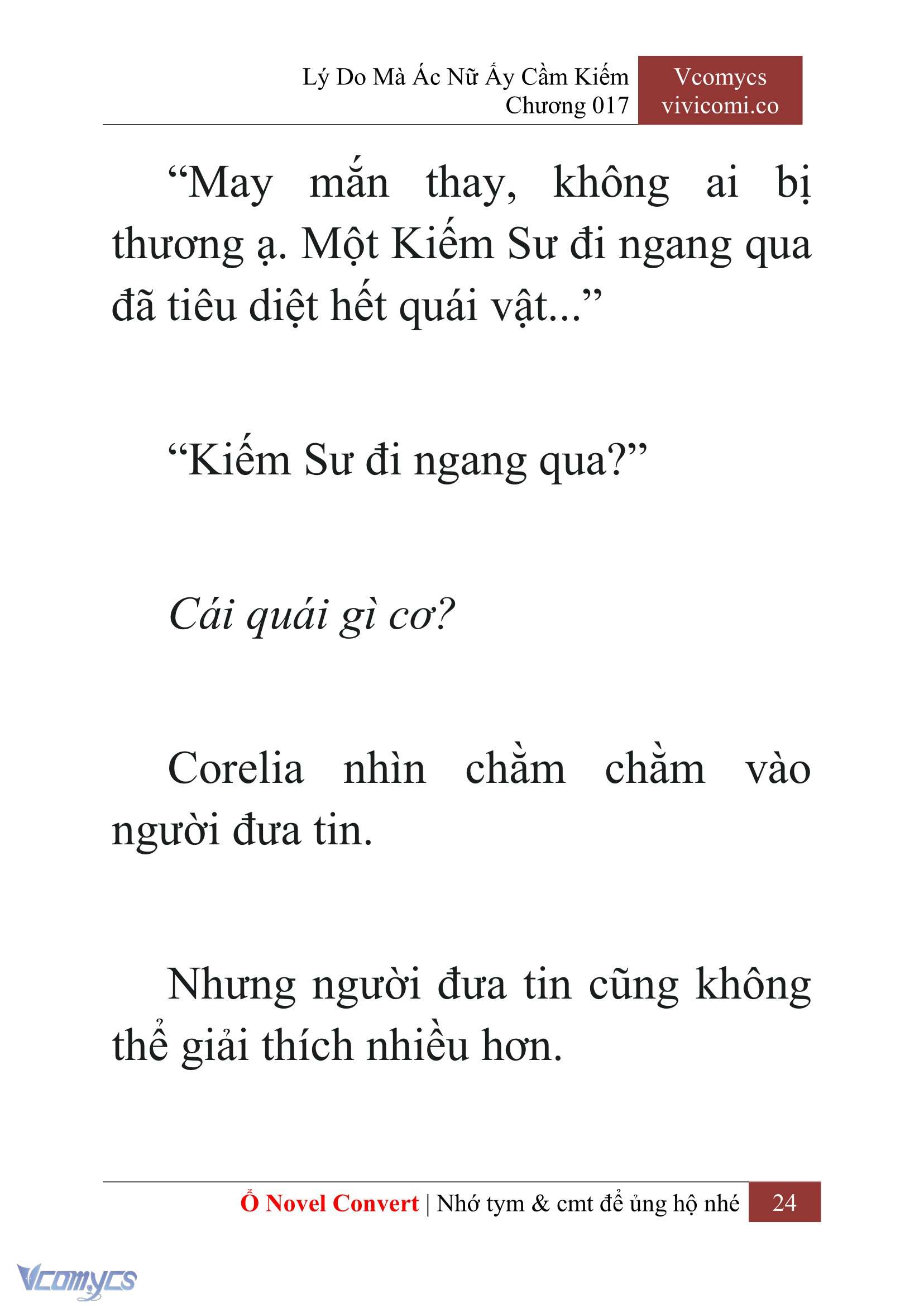 [Novel] Lý Do Mà Ác Nữ Ấy Cầm Kiếm Chapter 17 - Trang 27