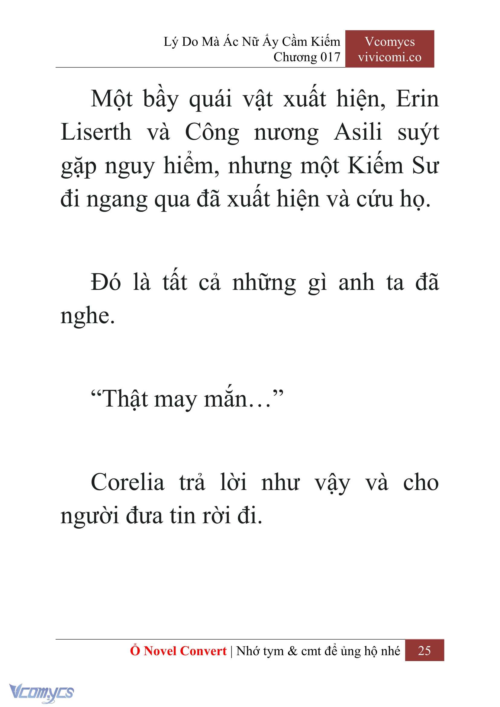 [Novel] Lý Do Mà Ác Nữ Ấy Cầm Kiếm Chapter 17 - Trang 28