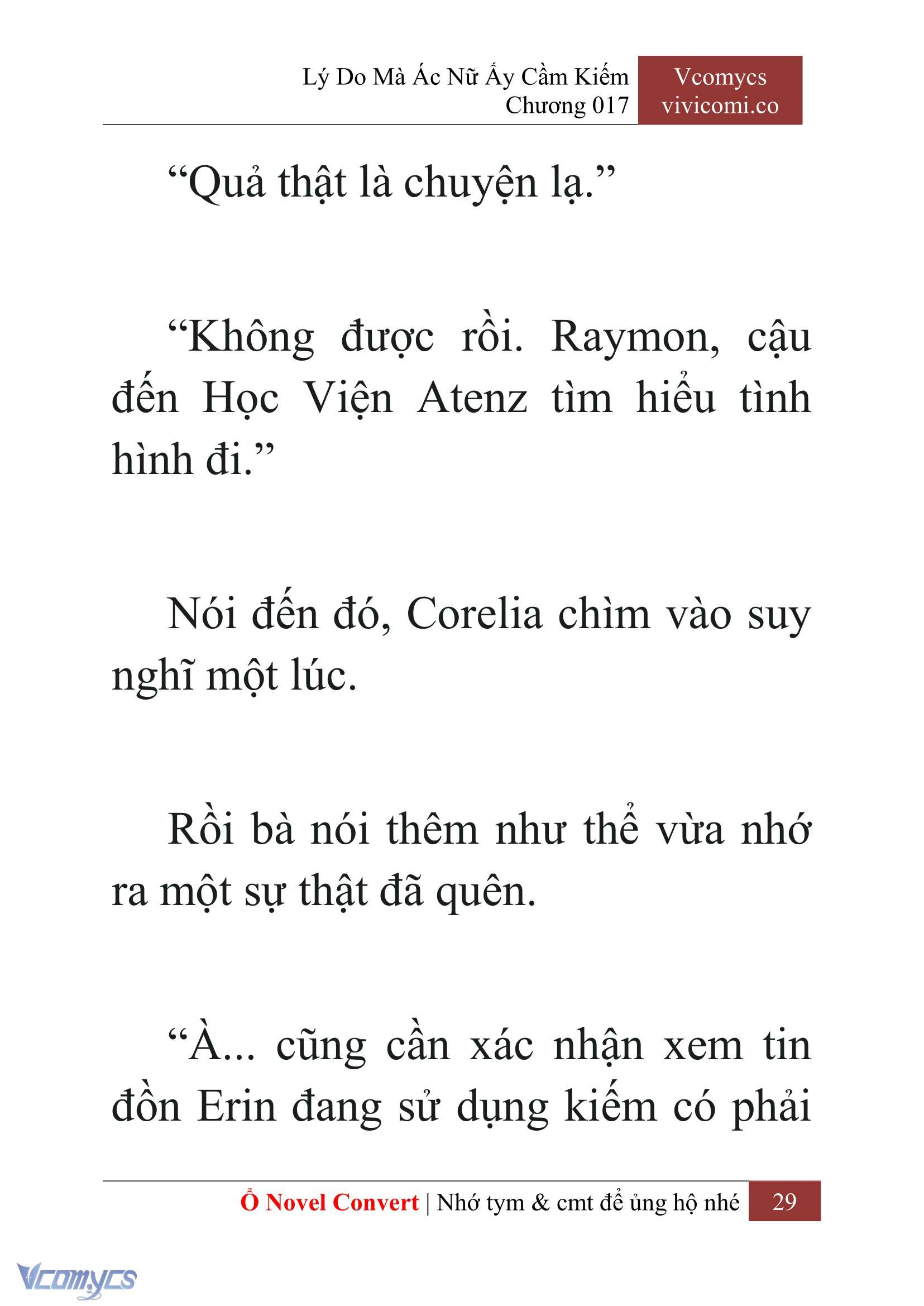 [Novel] Lý Do Mà Ác Nữ Ấy Cầm Kiếm Chapter 17 - Trang 32
